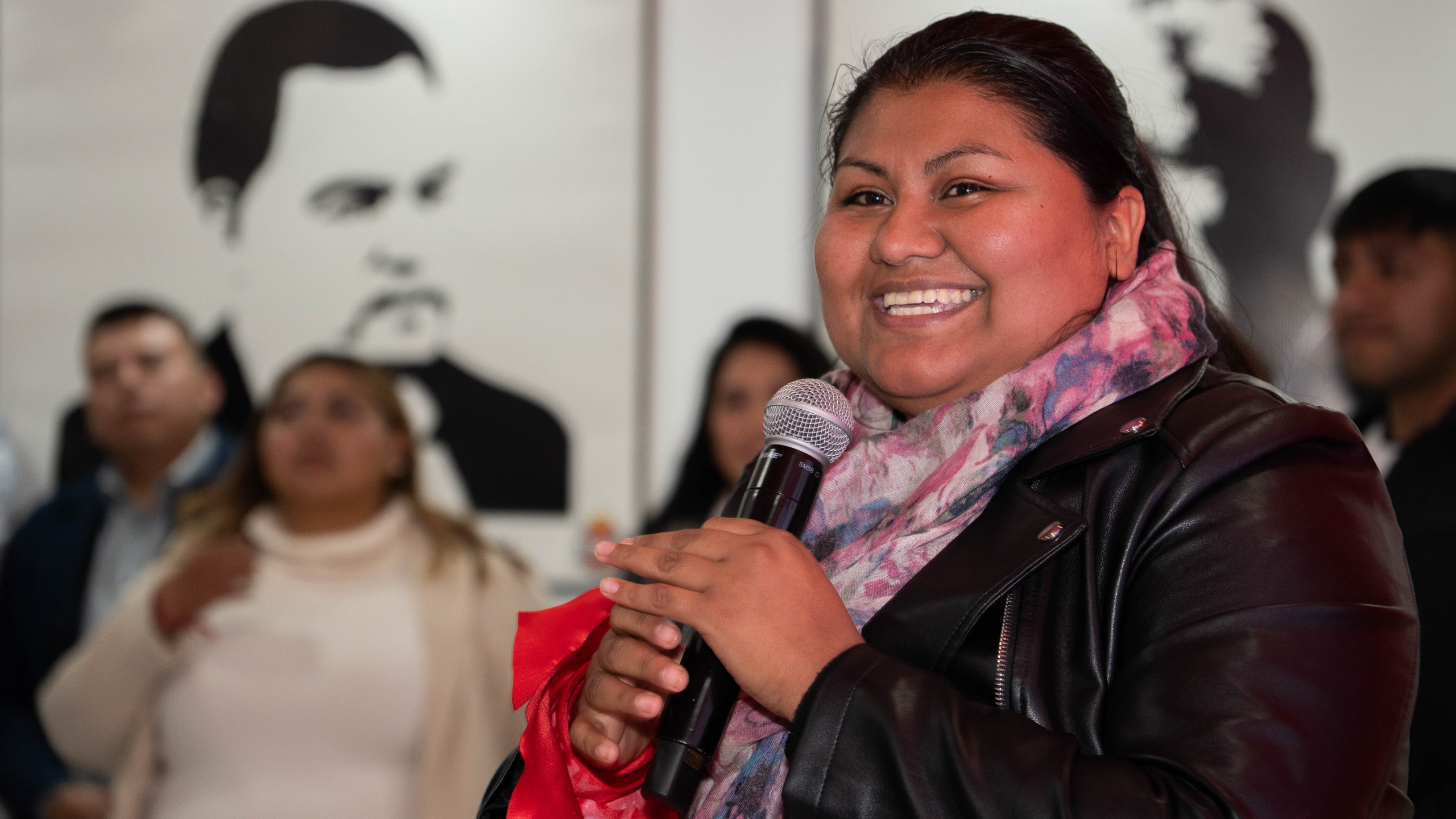 Asunción de autoridades de la Juventud Radical. Cuarta Pared