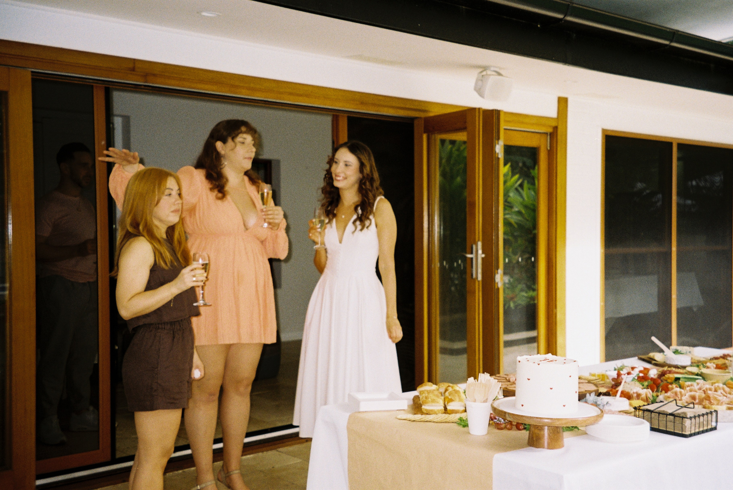 Engagement Party. Film portrait photographer