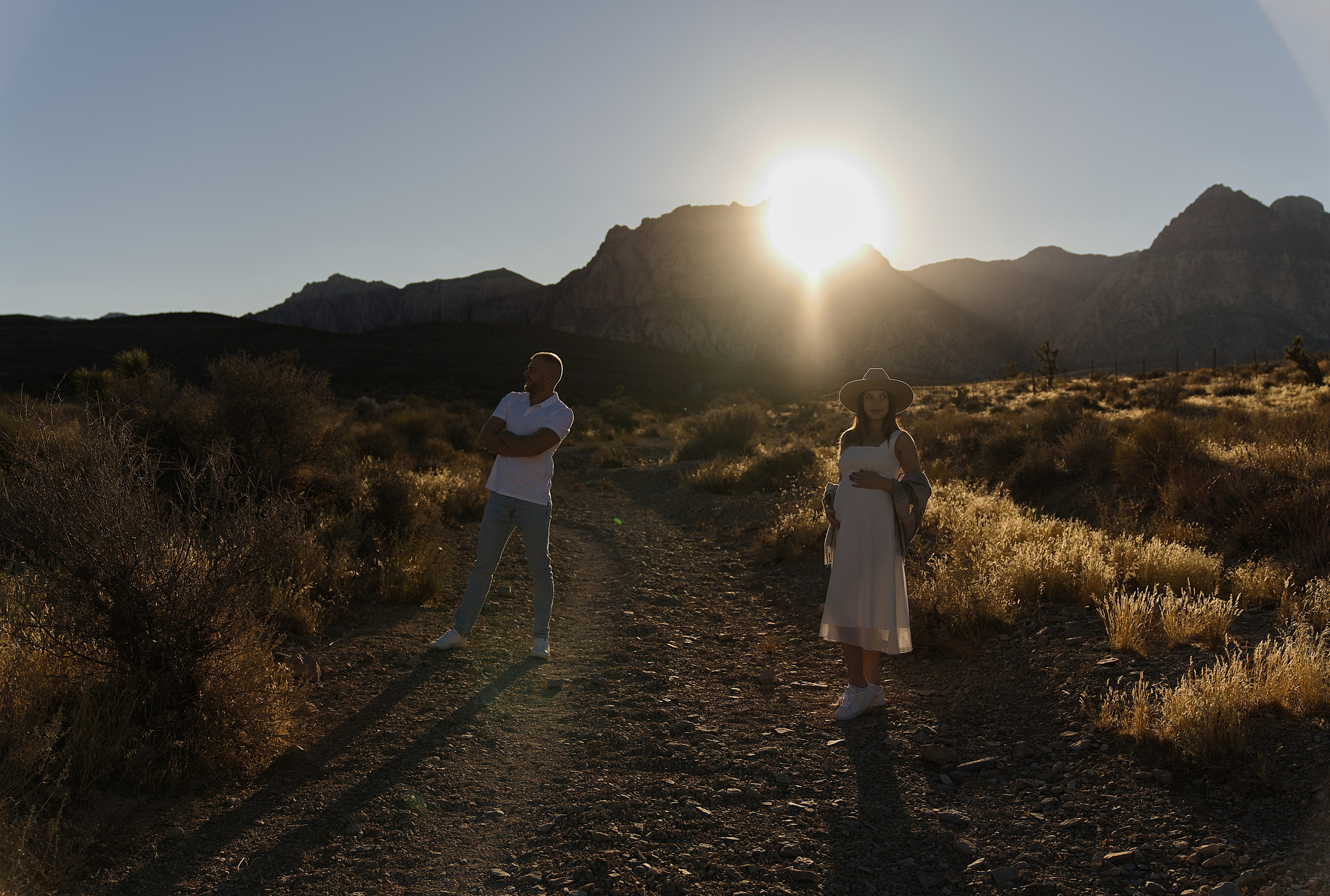 Anya&Andrey. Pregnancy. Wedding & elopement photographer Viktoriya Kravtsov. Las Vegas
