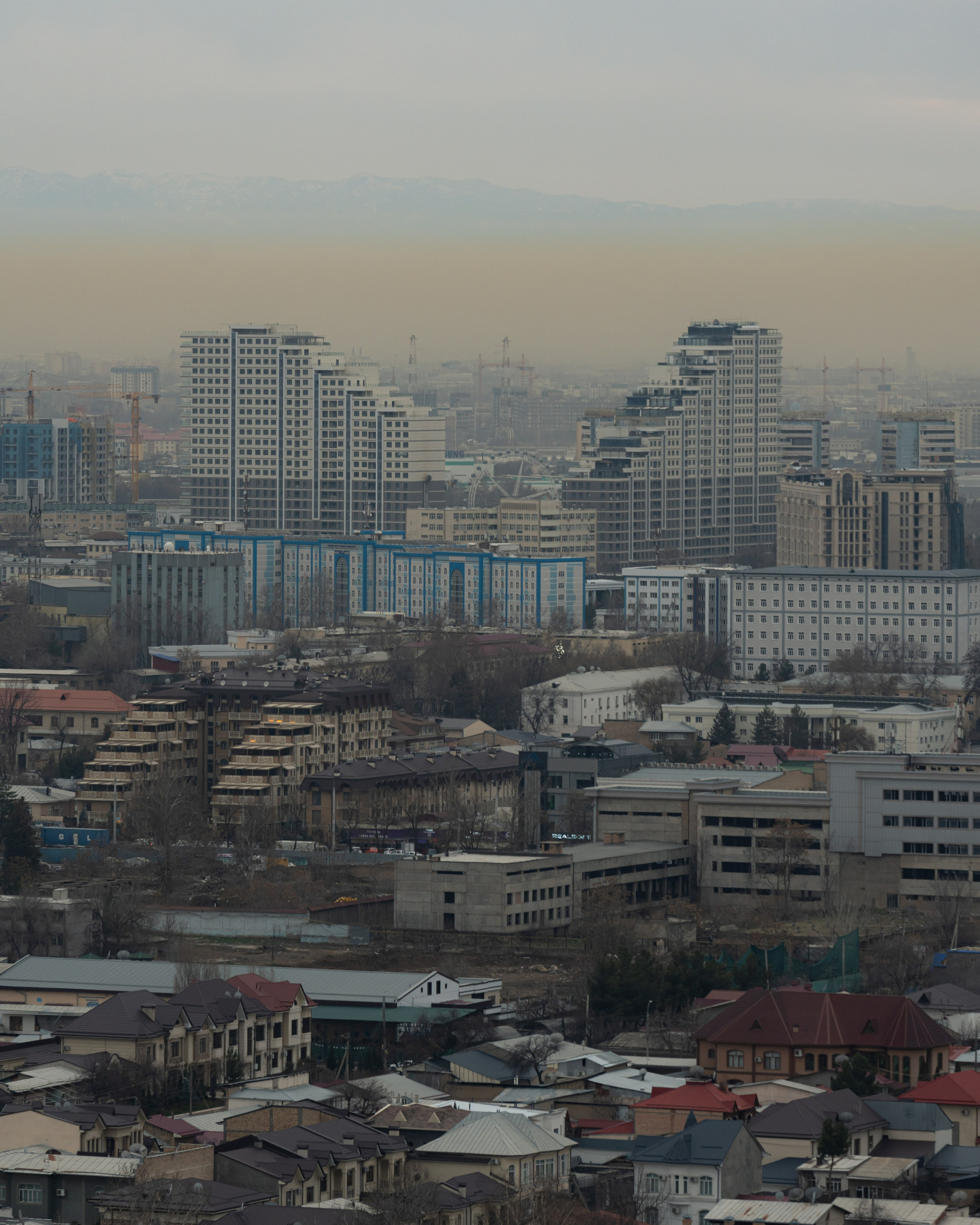 Смог в Ташкенте или Взгляд на город с высоты птичьего полета. Георгий Намазов | Фотограф в Ташкенте