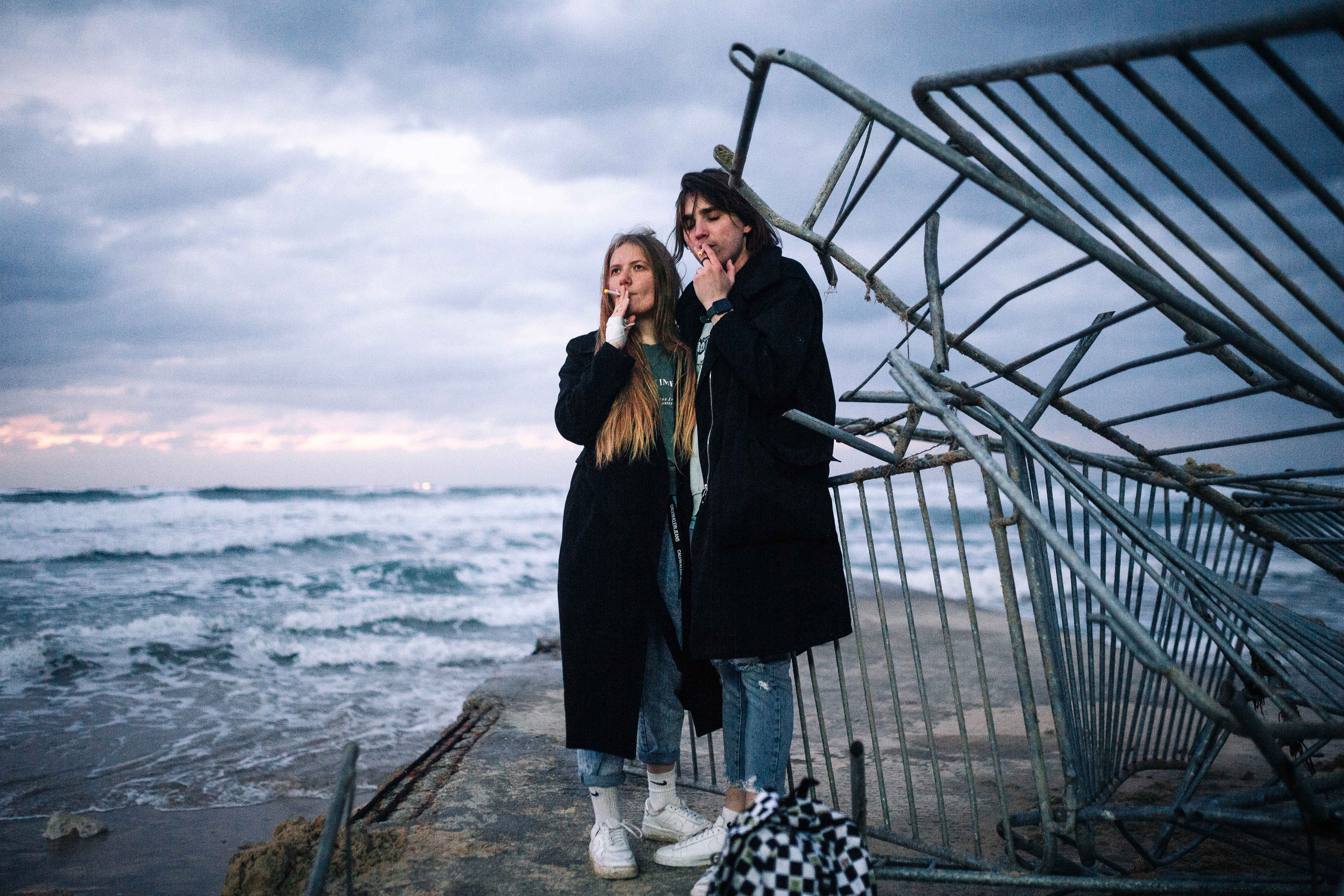 WINTER IN NETANYA. PHOTOGRAPHER IN ISRAEL