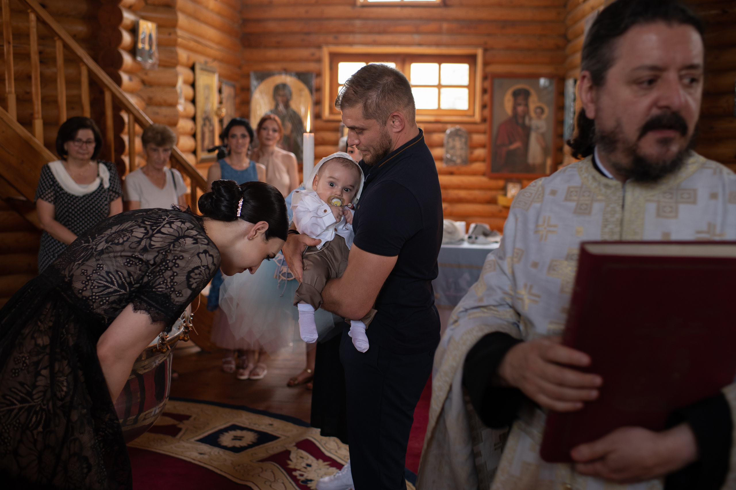 Baptism Stefanos. Family, children, portrait, and event photography in Thessaloniki