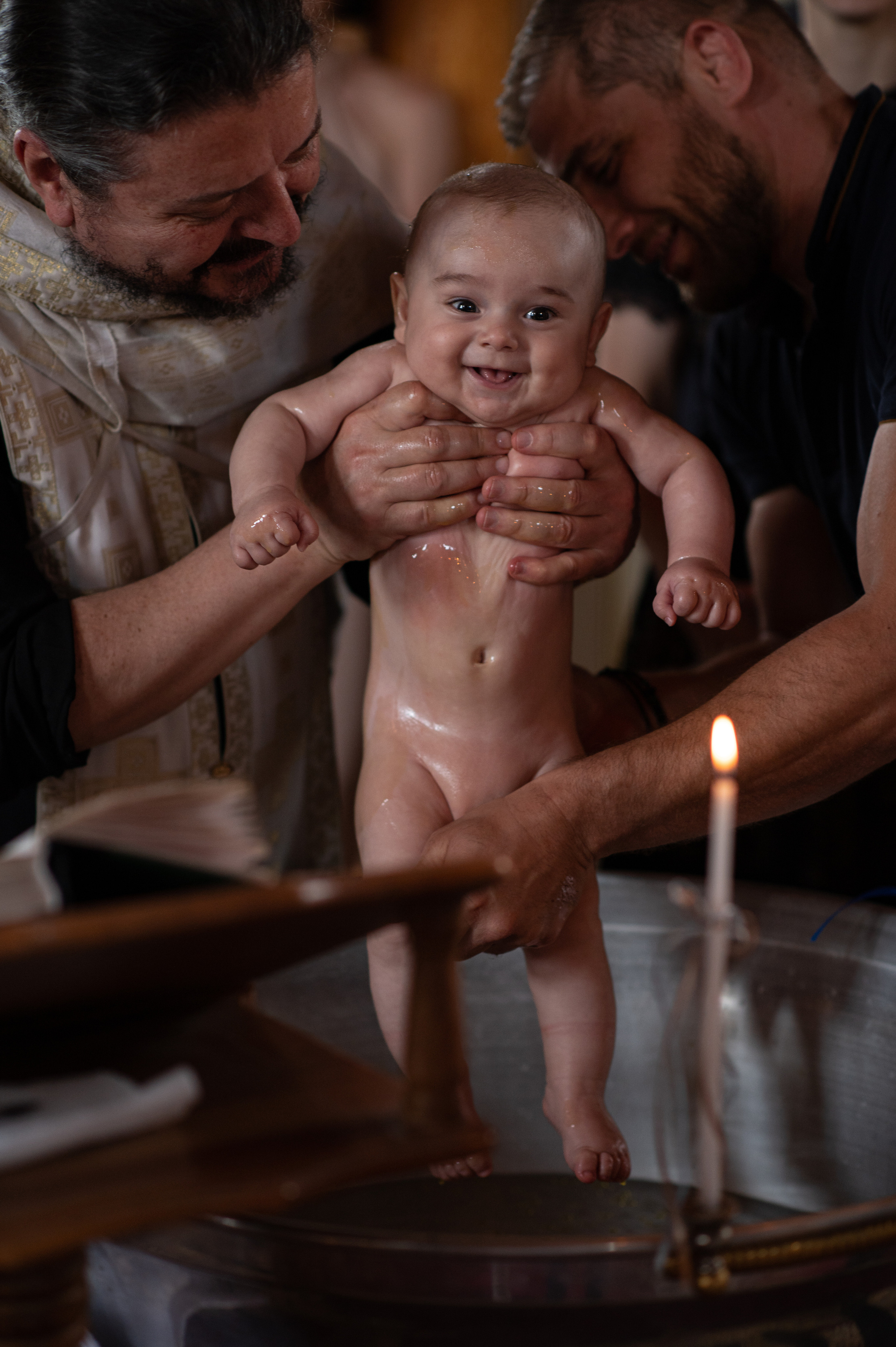 Baptism Stefanos. Family, children, portrait, and event photography in Thessaloniki