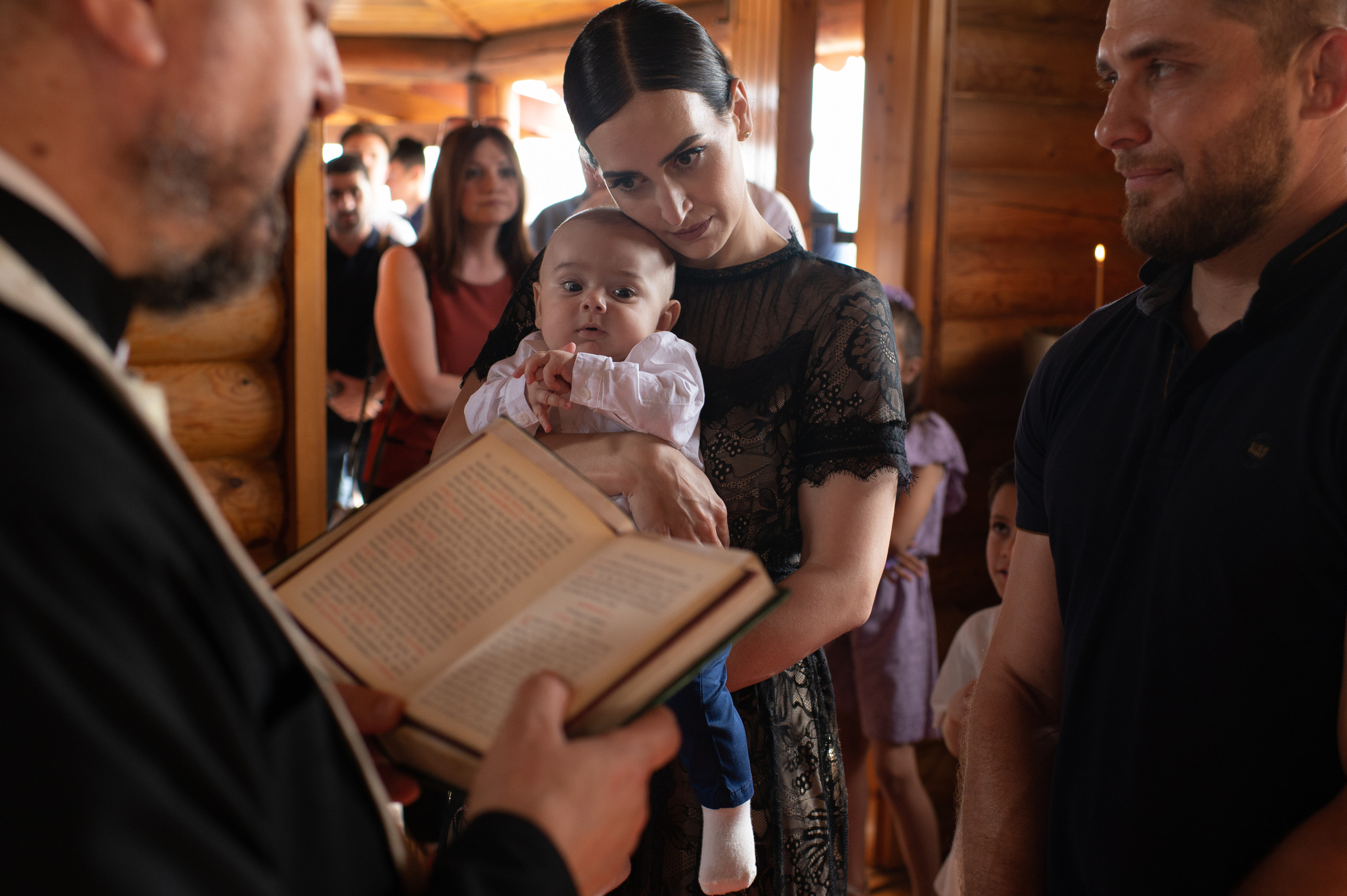Baptism Stefanos. Family, children, portrait, and event photography in Thessaloniki
