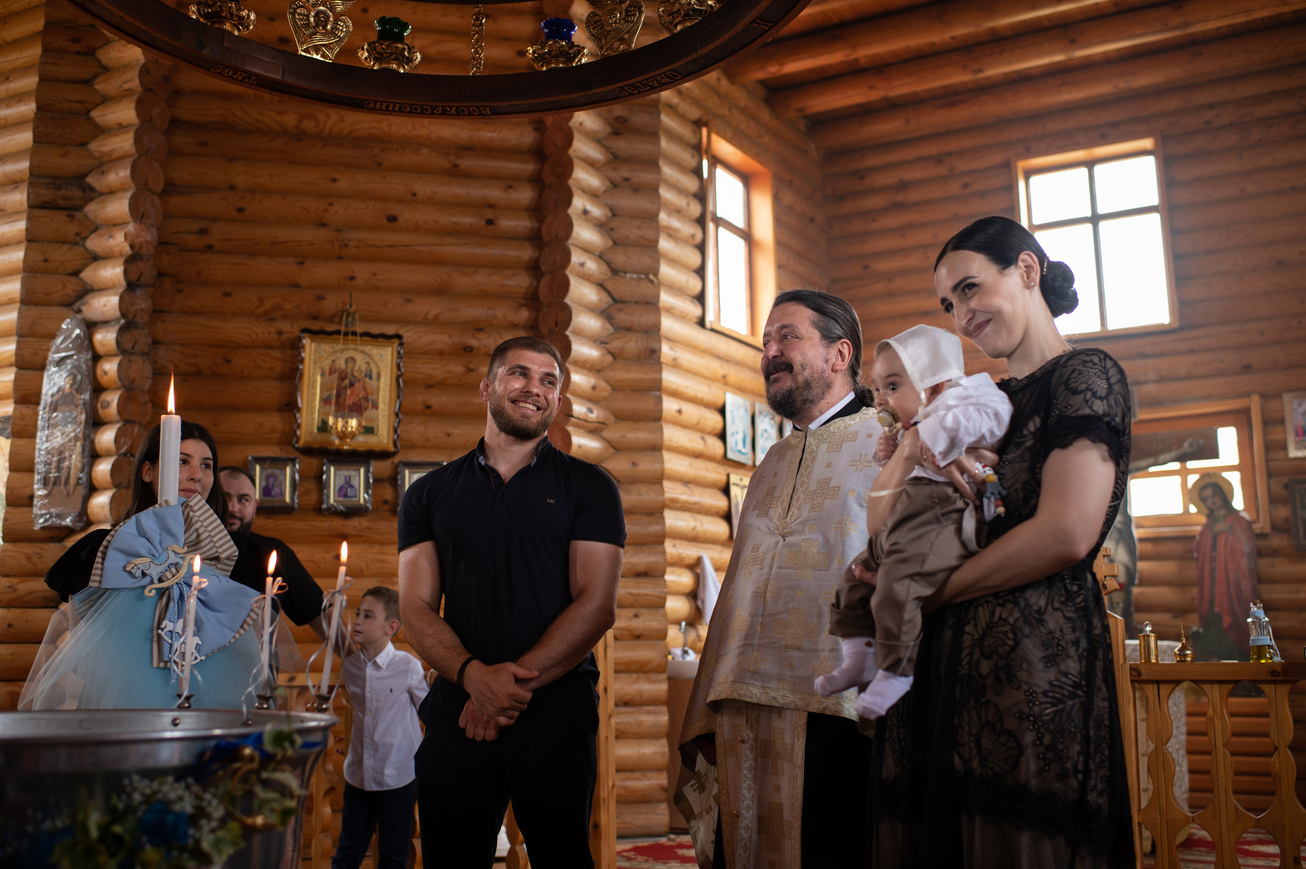 Baptism Stefanos. Family, children, portrait, and event photography in Thessaloniki