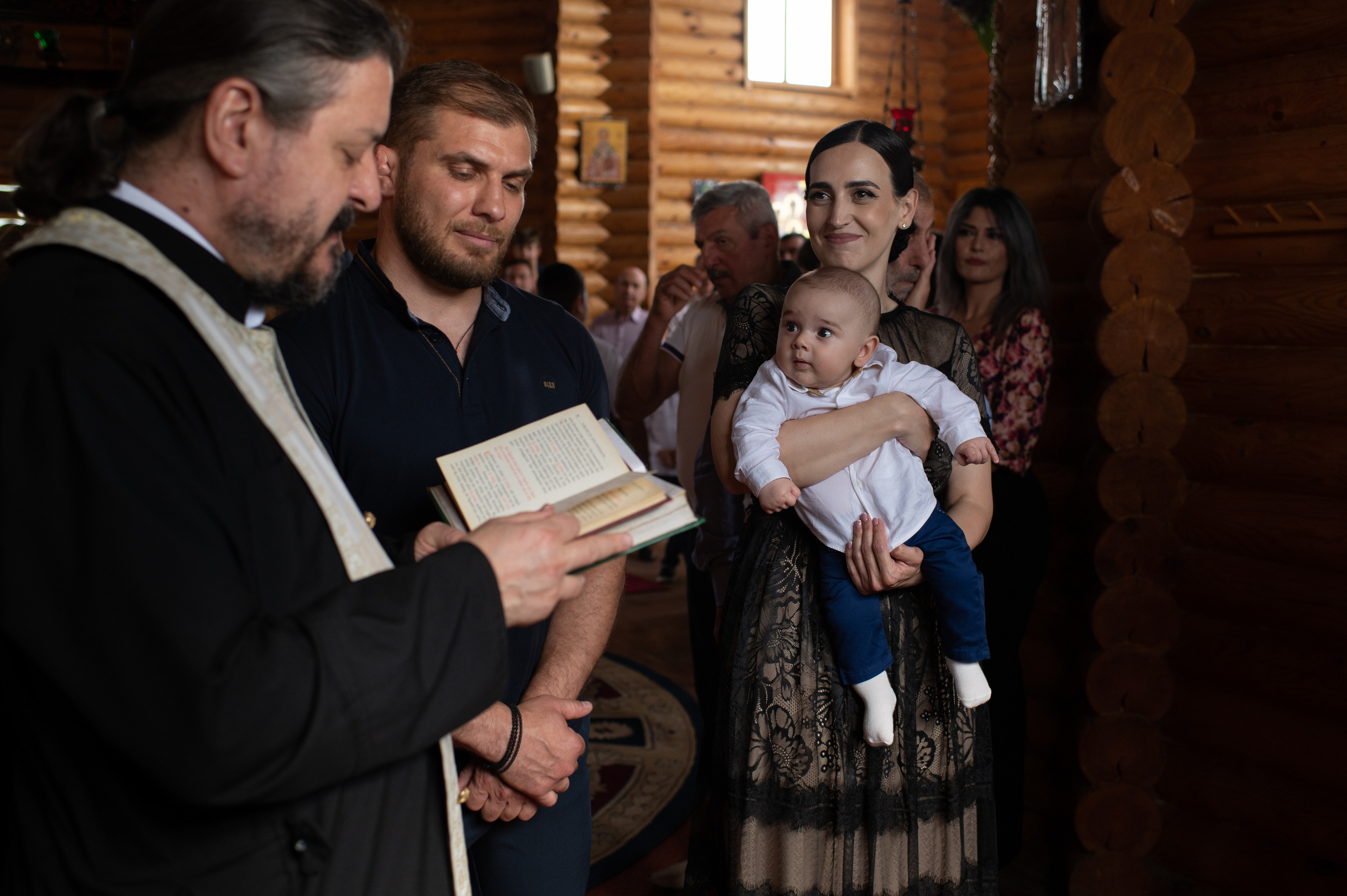 Baptism Stefanos. Family, children, portrait, and event photography in Thessaloniki