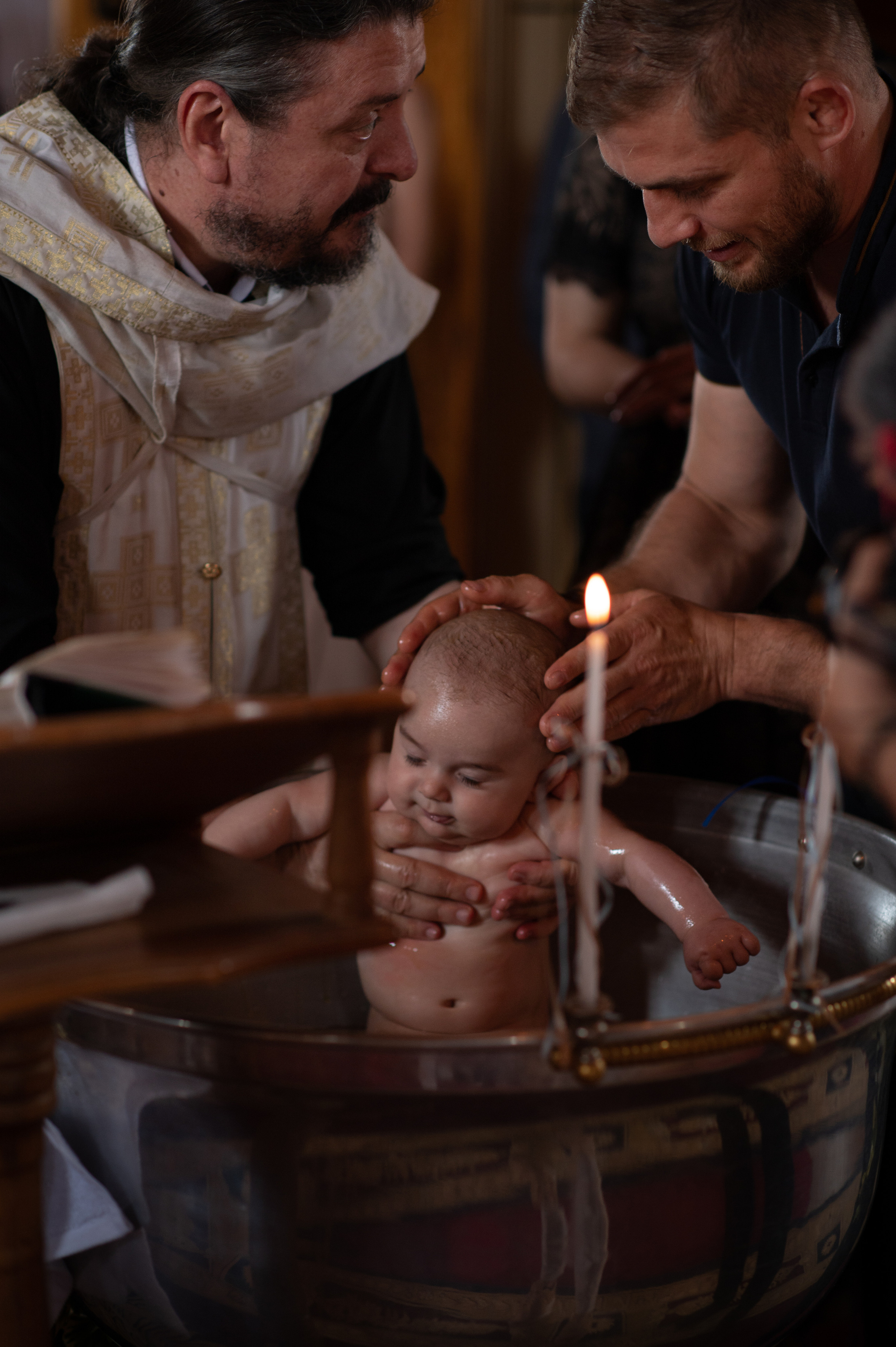 Baptism Stefanos. Family, children, portrait, and event photography in Thessaloniki