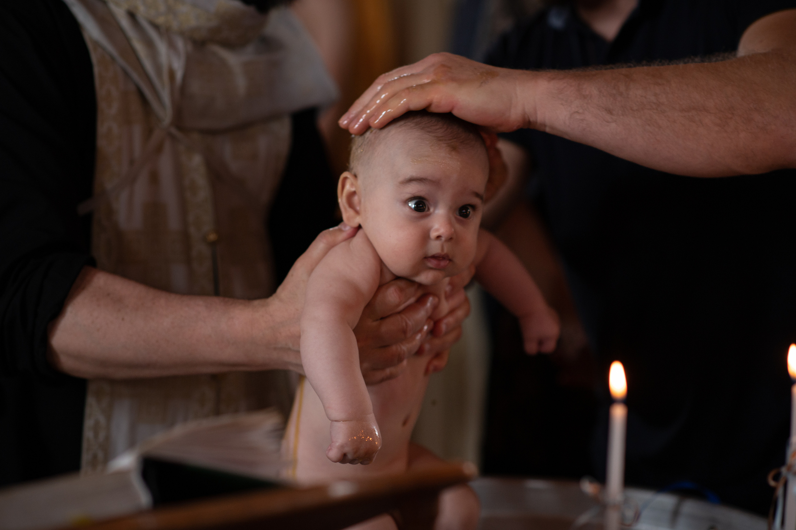 Baptism Stefanos. Family, children, portrait, and event photography in Thessaloniki