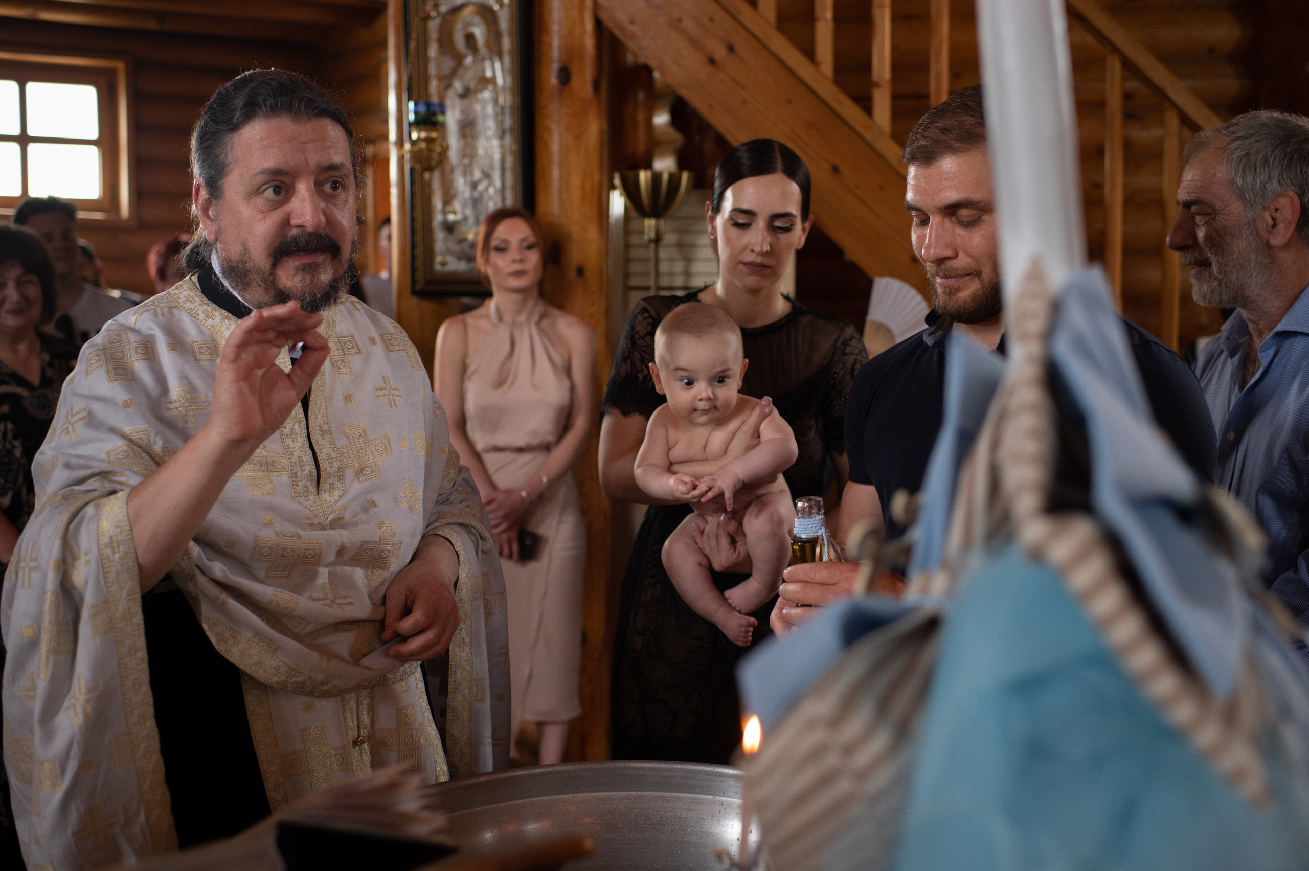 Baptism Stefanos. Family, children, portrait, and event photography in Thessaloniki