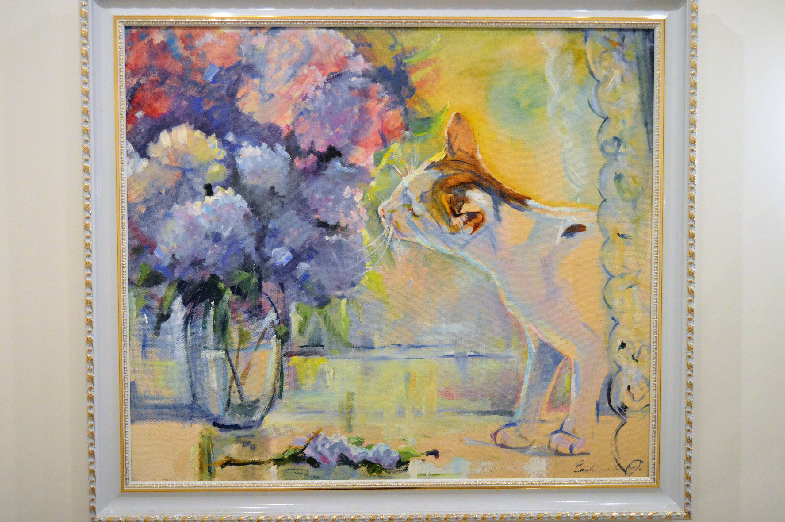 «Cat Milka». Художник живописец Савелова Ольга