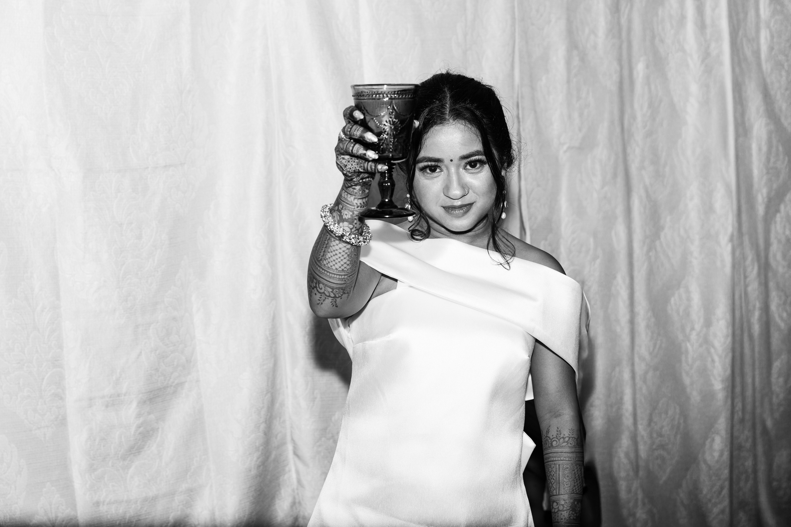 Two-Bride Multicultural Wedding in New Hampshire | Haldi & Nikah