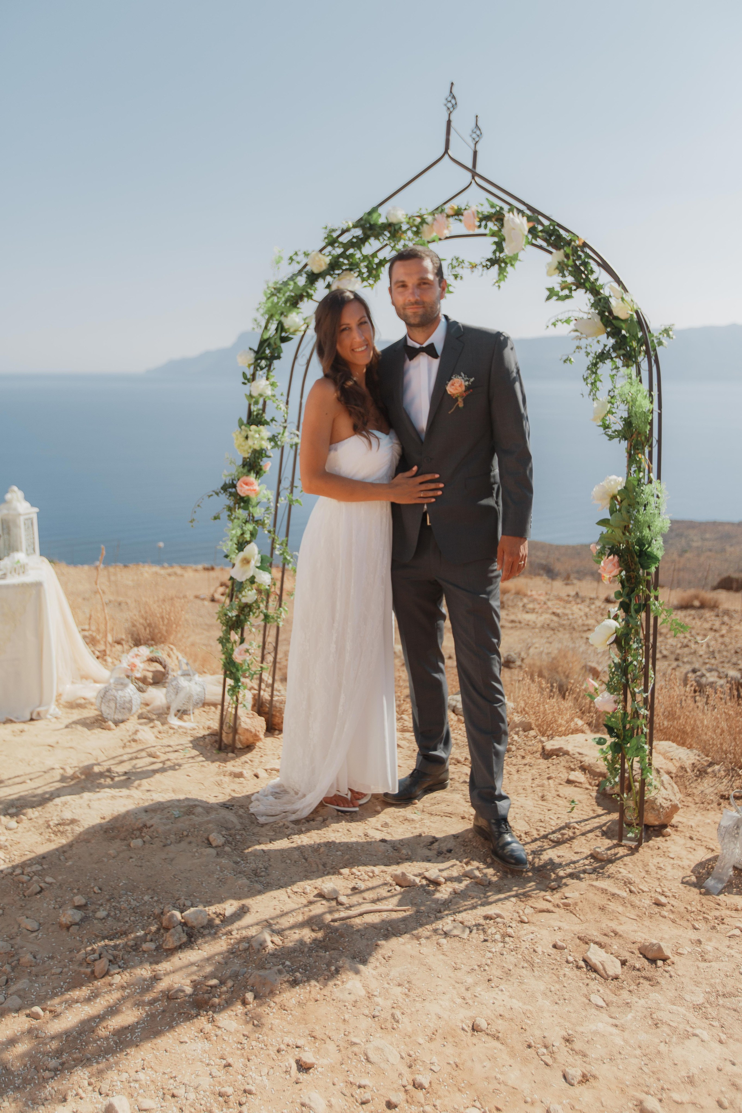 Marino & Steffi, Crete. Denny Savon — Photographer in Santorini | Weddings, Love Stories & Flying Dress