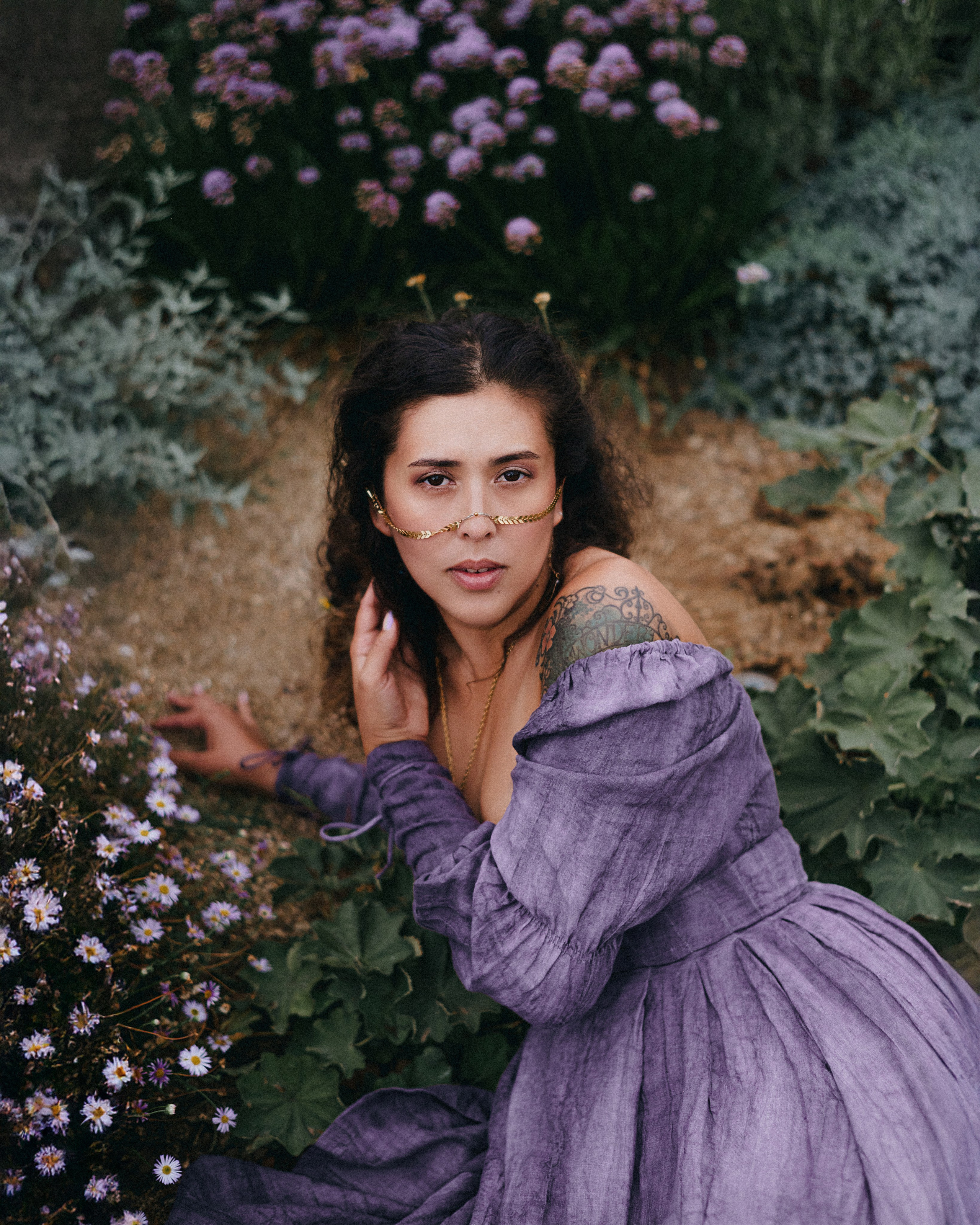 Fairy in Medieval Ruins Photoshoot. Moth & Moss Photography