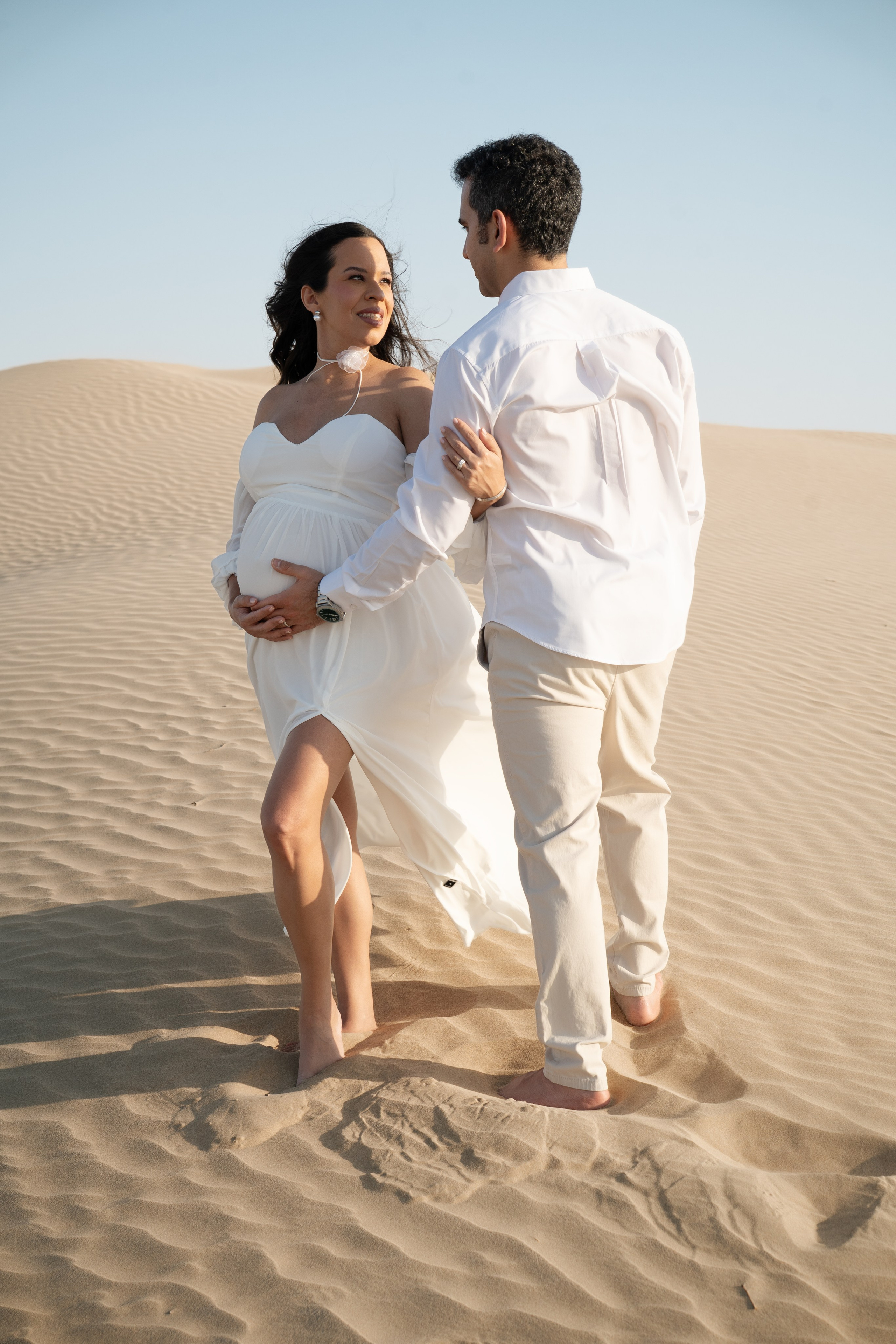 Фотосессия для беременных в Абу-Даби — нежные и тёплые кадры ожидания. Мария Сафронова — ваш фотограф в Абу-Даби Дубай