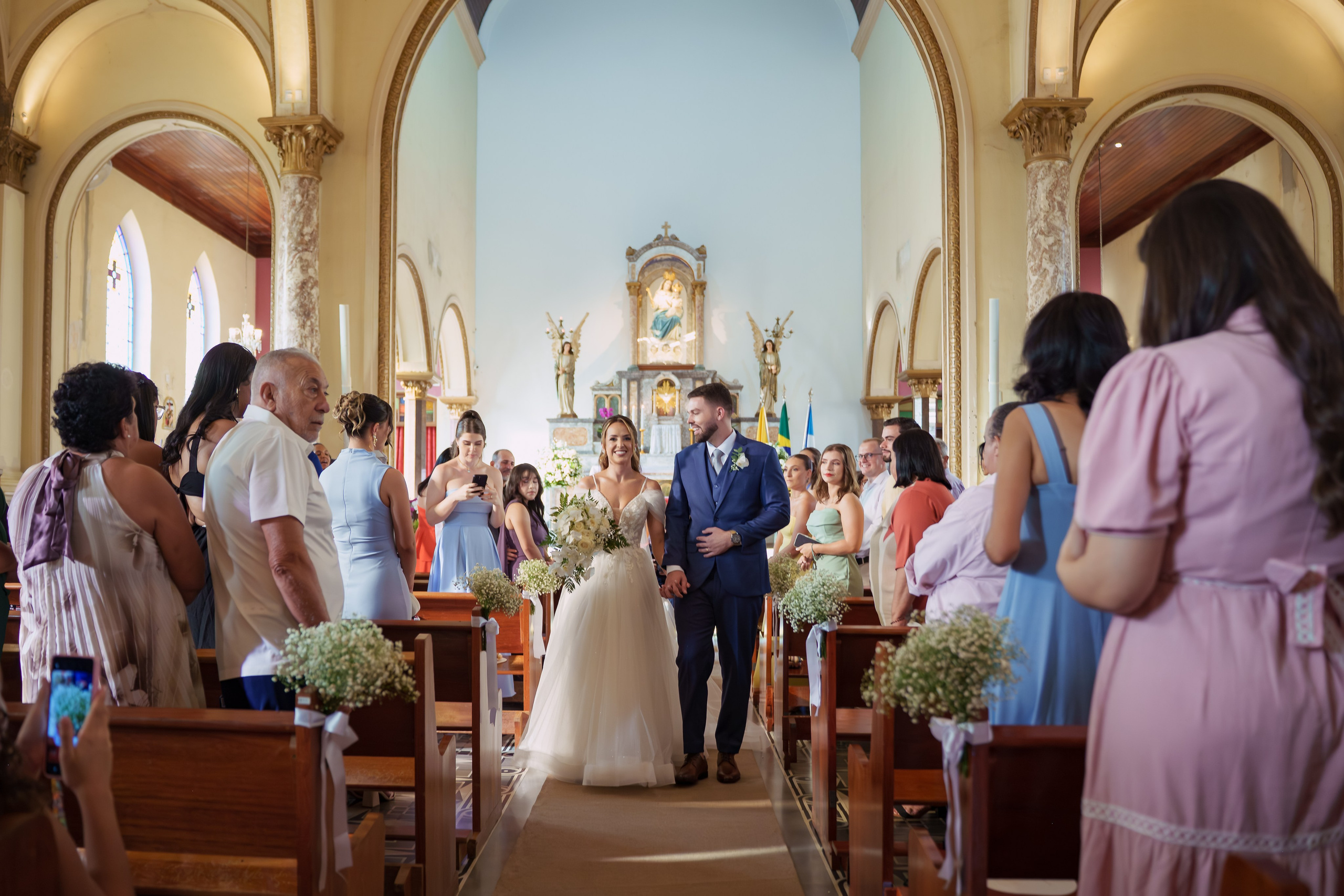 História de Aline & Gabriel. O Casal Dos Noivos