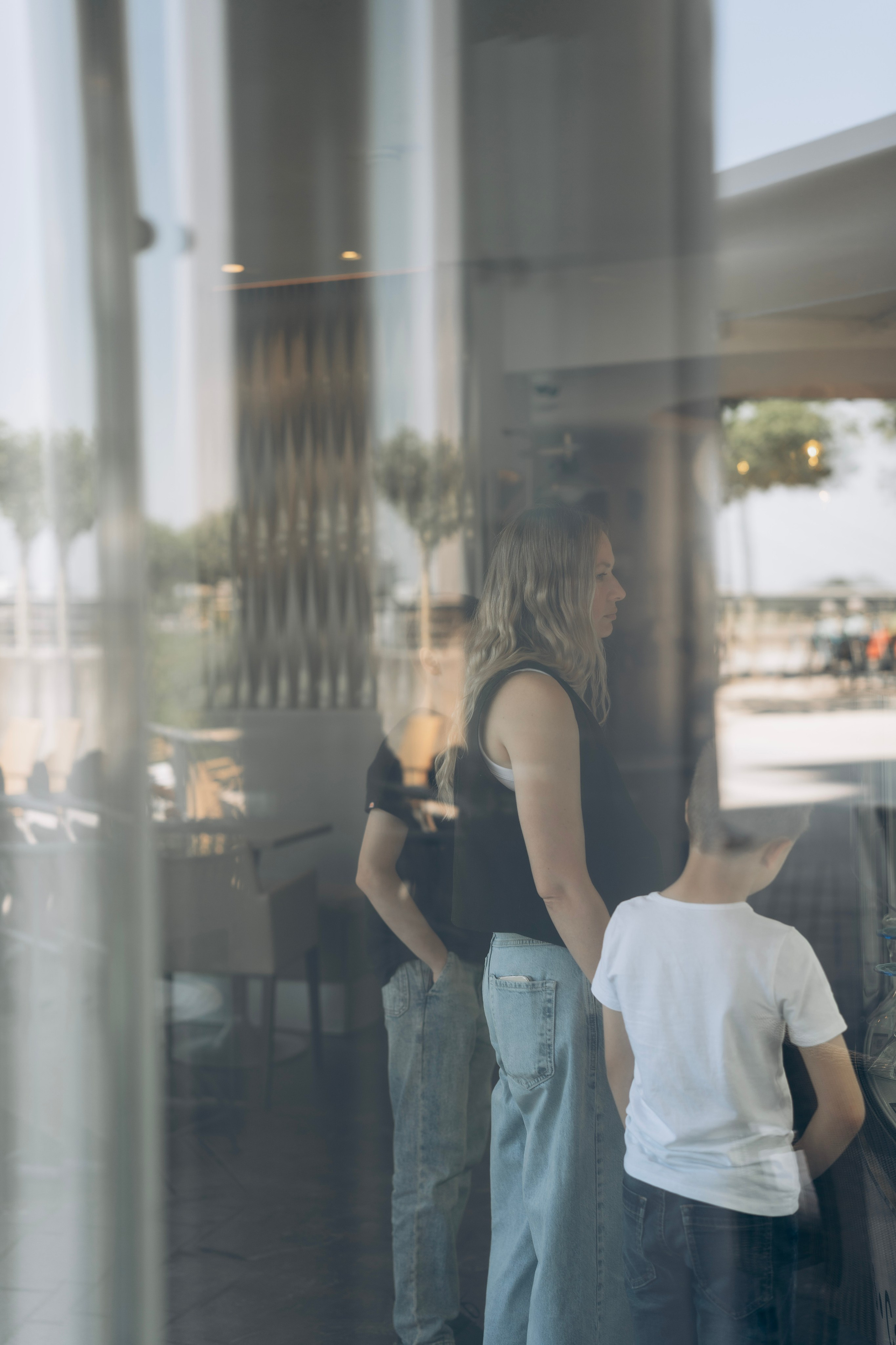 Family in the city. Photography in Germany