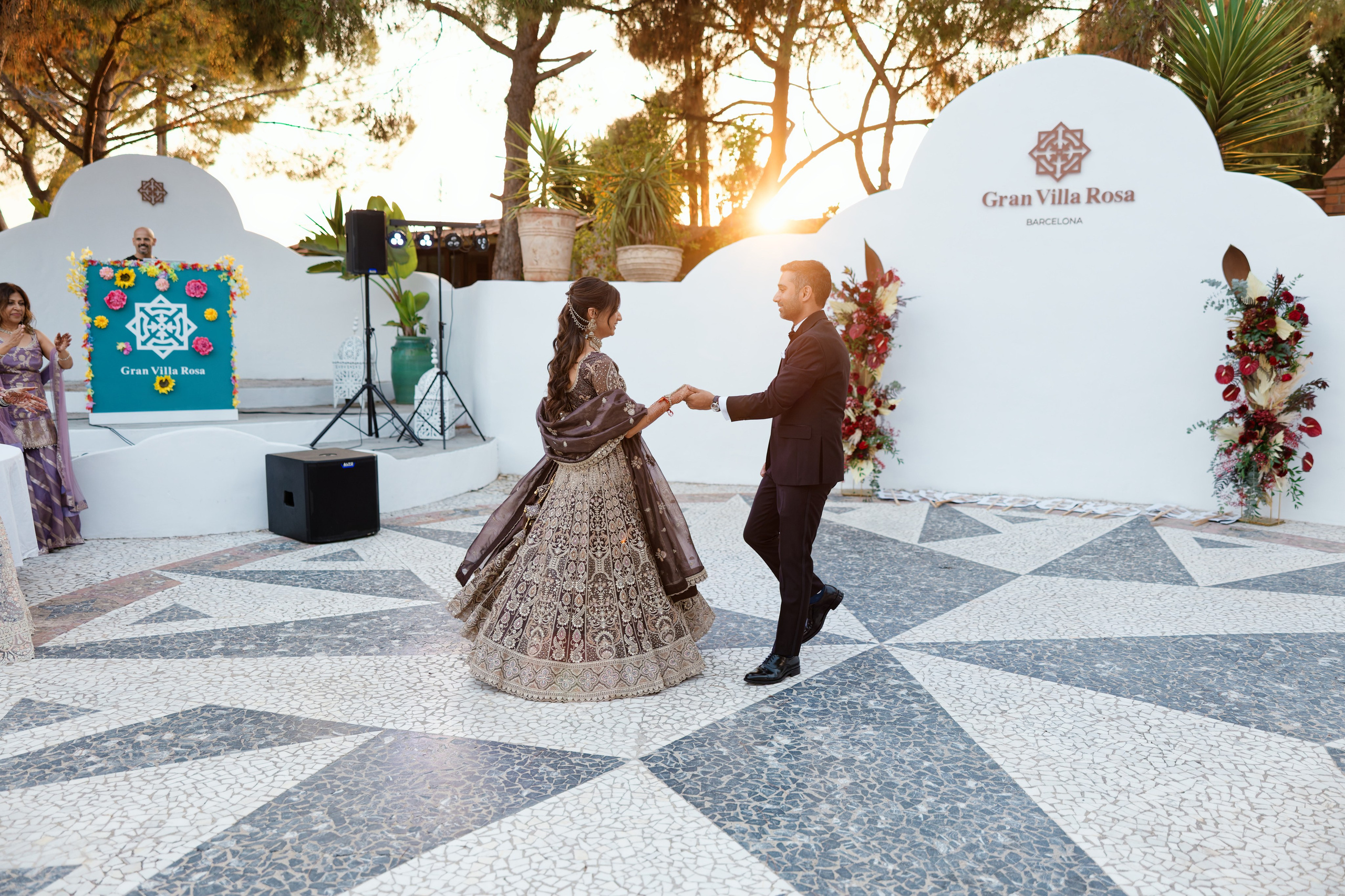 Indian wedding at Gran Villa Rosa, Barcelona