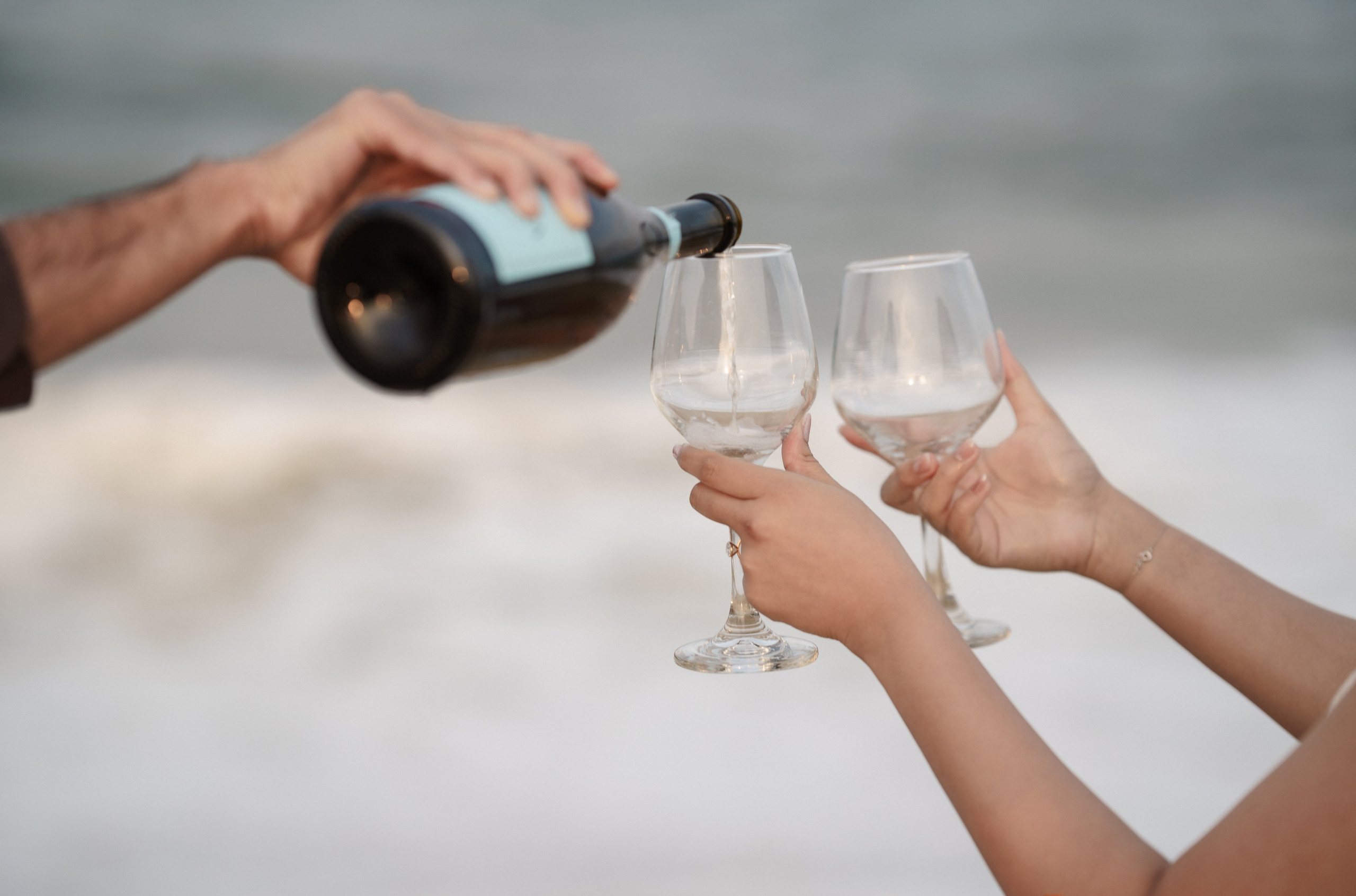 Beach engagement. New York + travel photographer