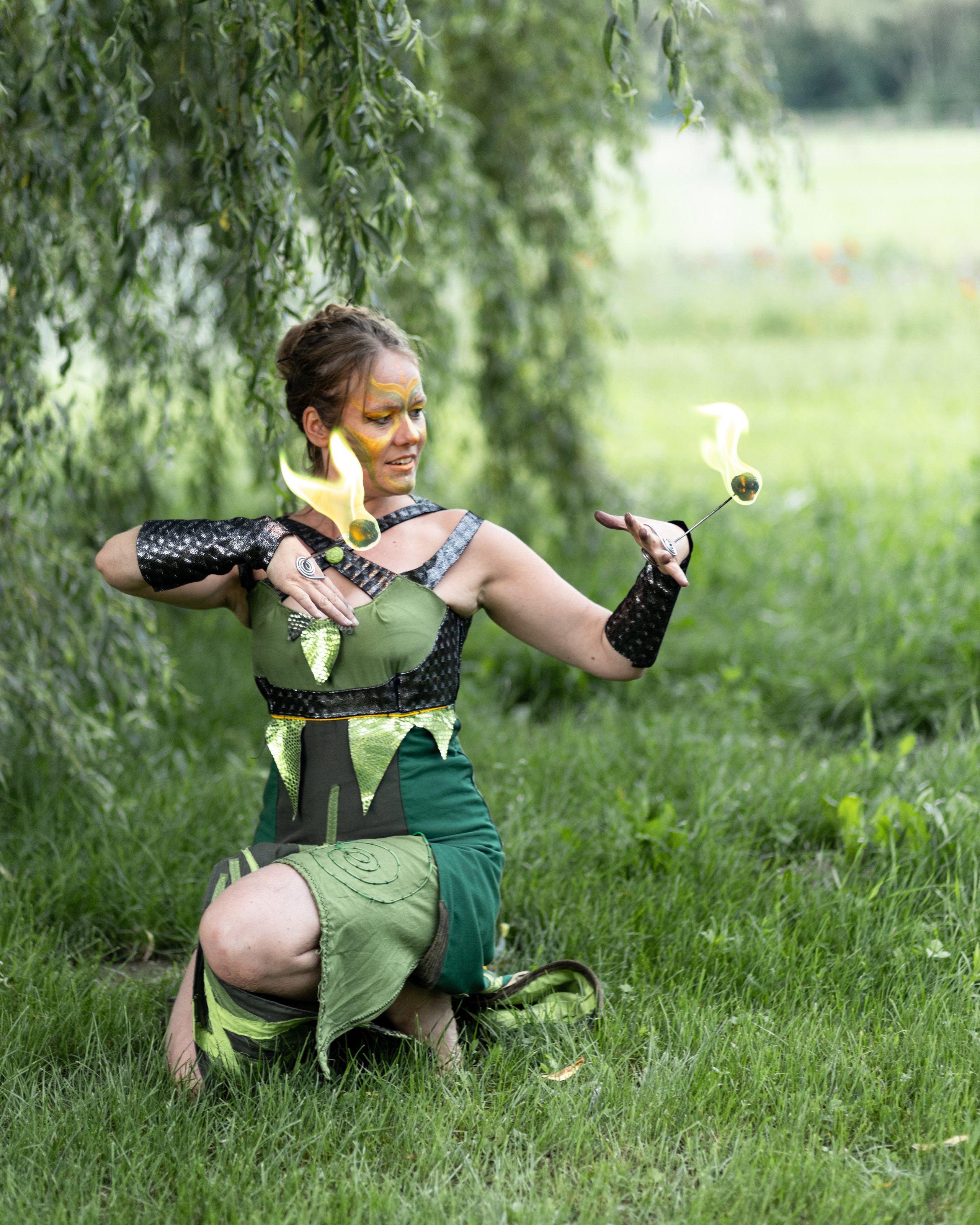 Gerlinde - Feuerbändigerin. Guzel Kolobova| Fotografin| Salzburg