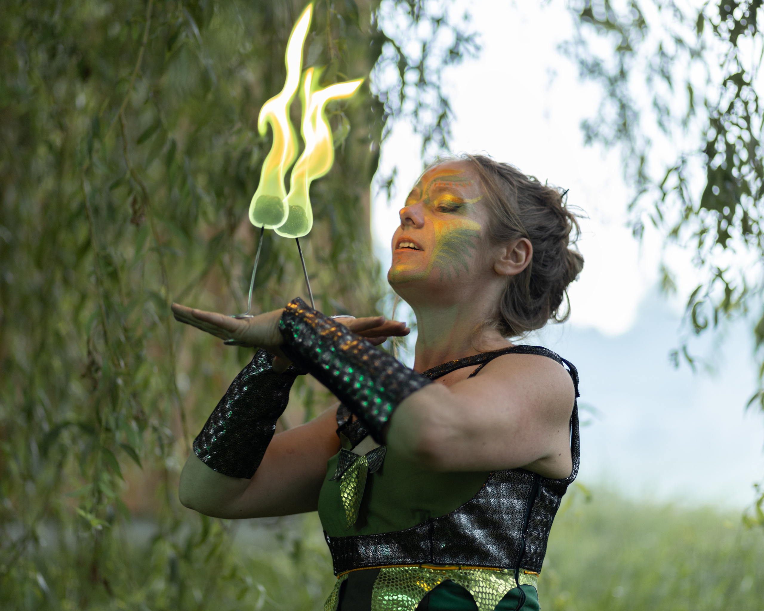 Gerlinde - Feuerbändigerin. Guzel Kolobova| Fotografin| Salzburg