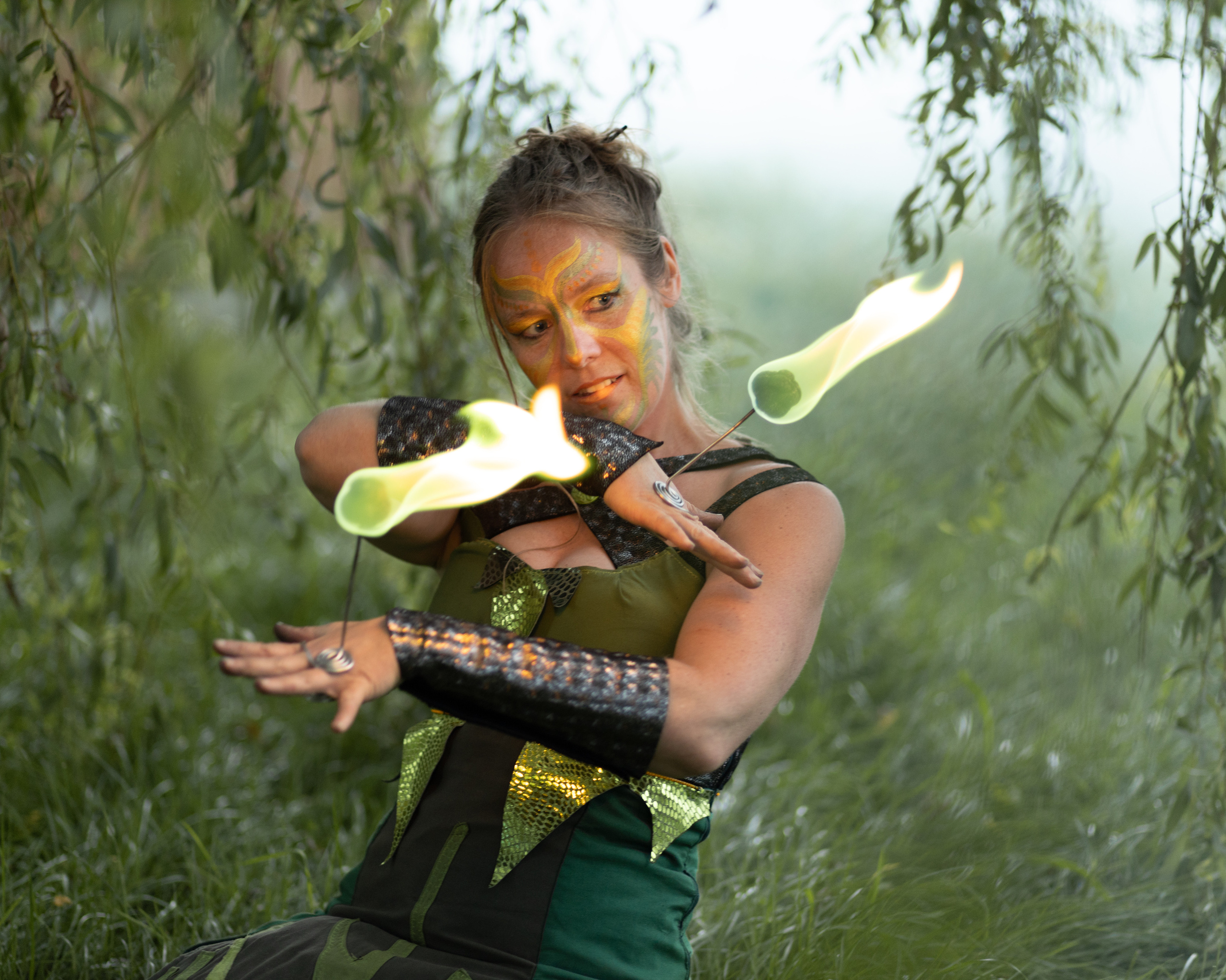 Gerlinde - Feuerbändigerin. Guzel Kolobova| Fotografin| Salzburg