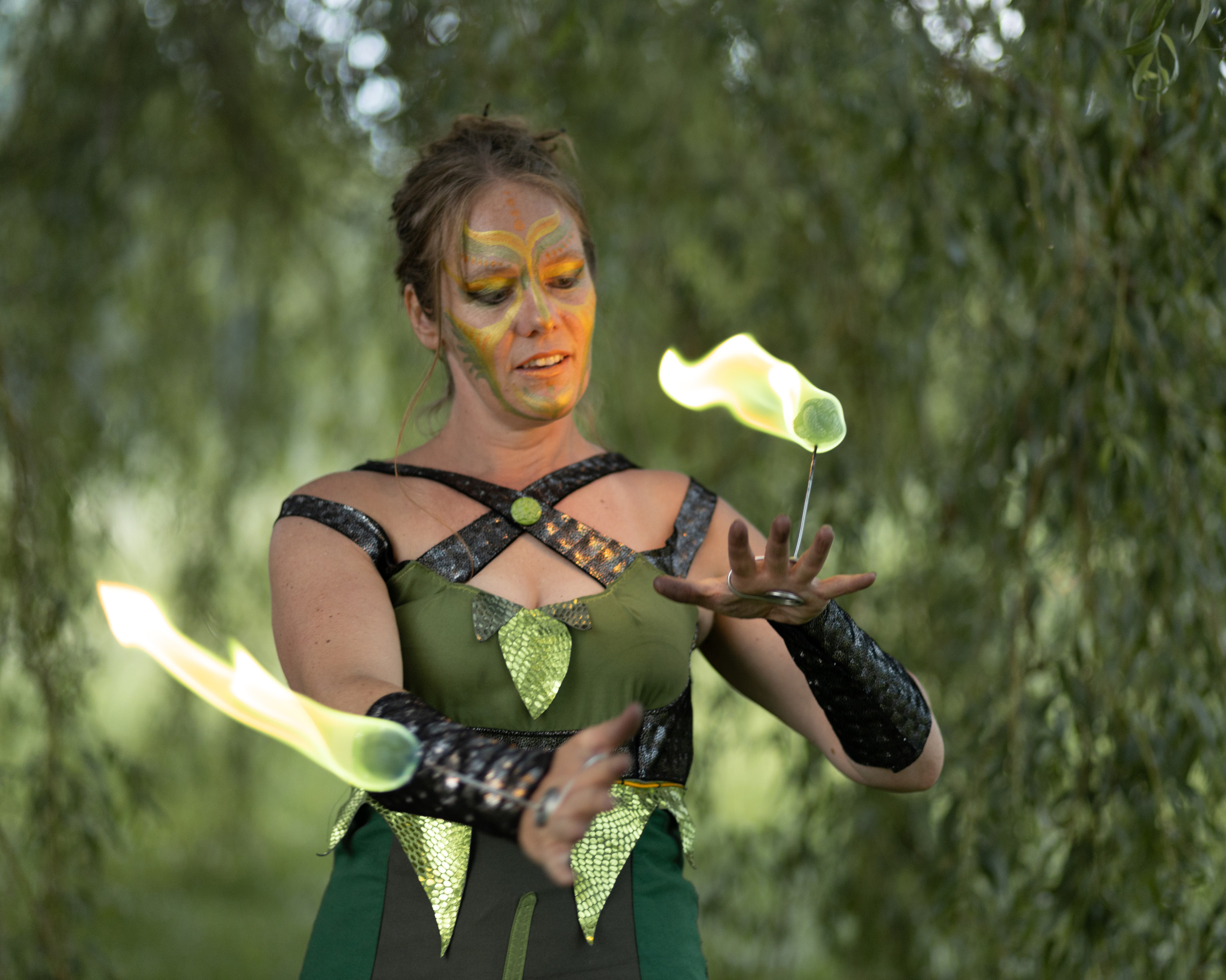 Gerlinde - Feuerbändigerin. Guzel Kolobova| Fotografin| Salzburg