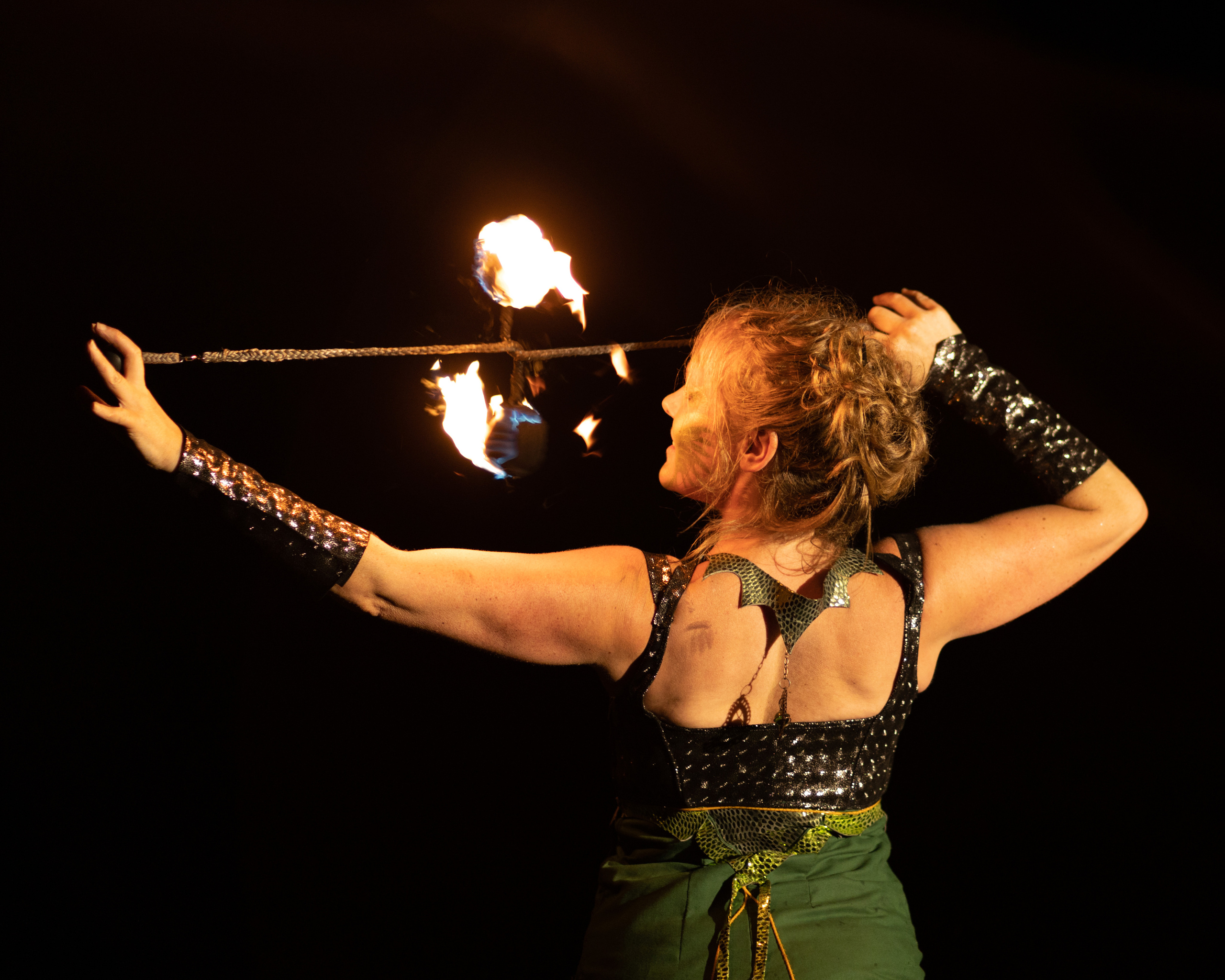 Gerlinde - Feuerbändigerin. Guzel Kolobova| Fotografin| Salzburg