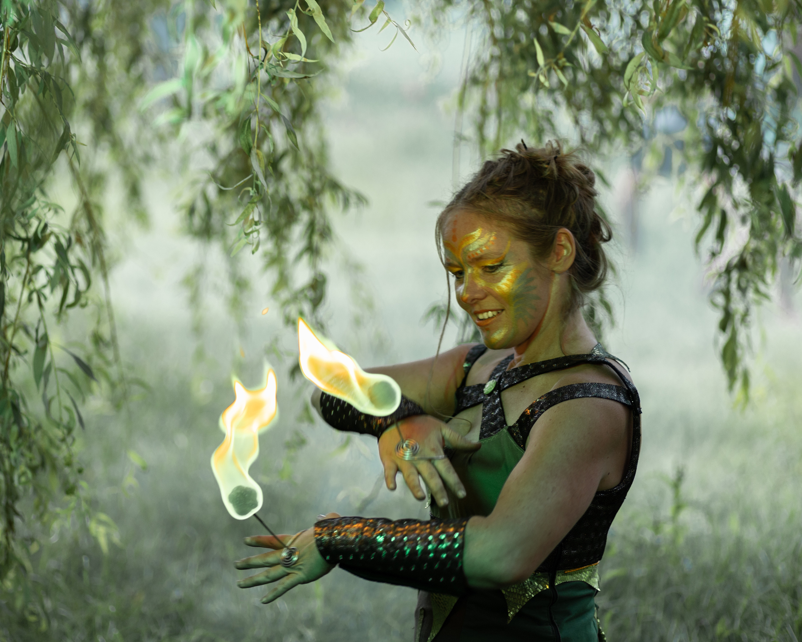 Gerlinde - Feuerbändigerin. Guzel Kolobova| Fotografin| Salzburg