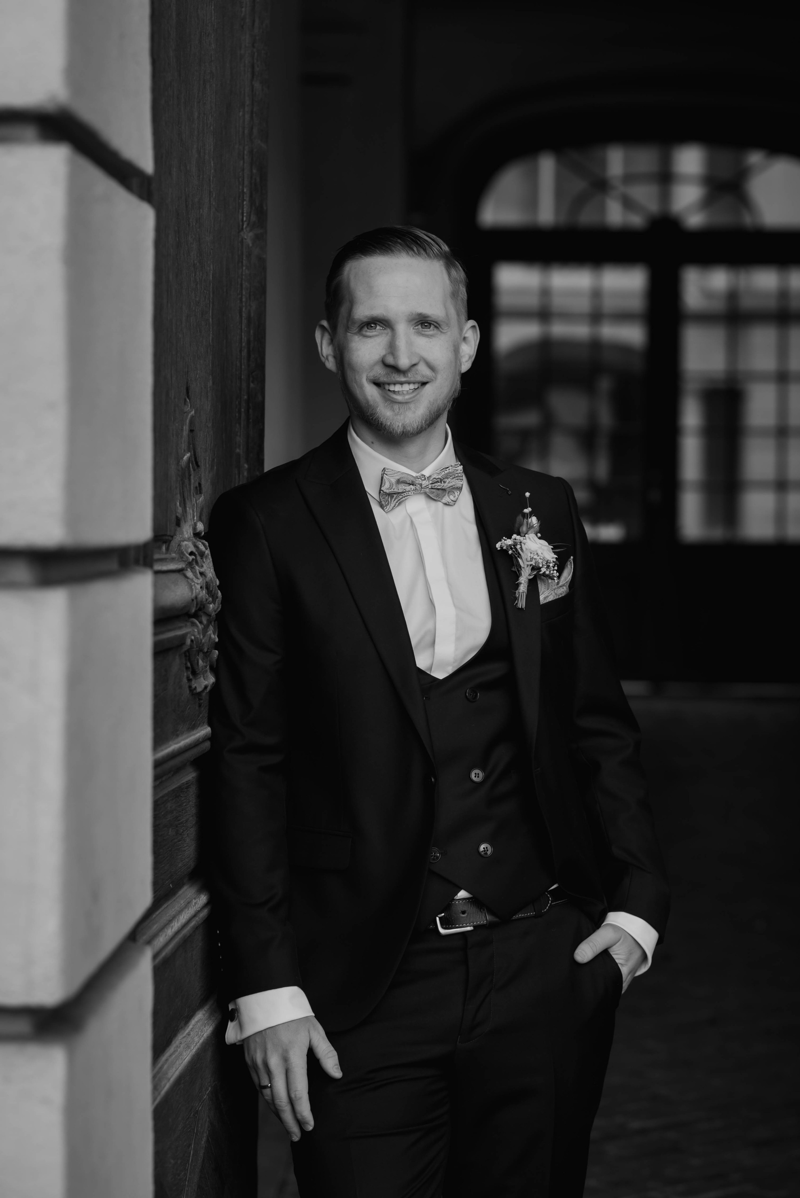 Bräutigam Porträt in Ansbach