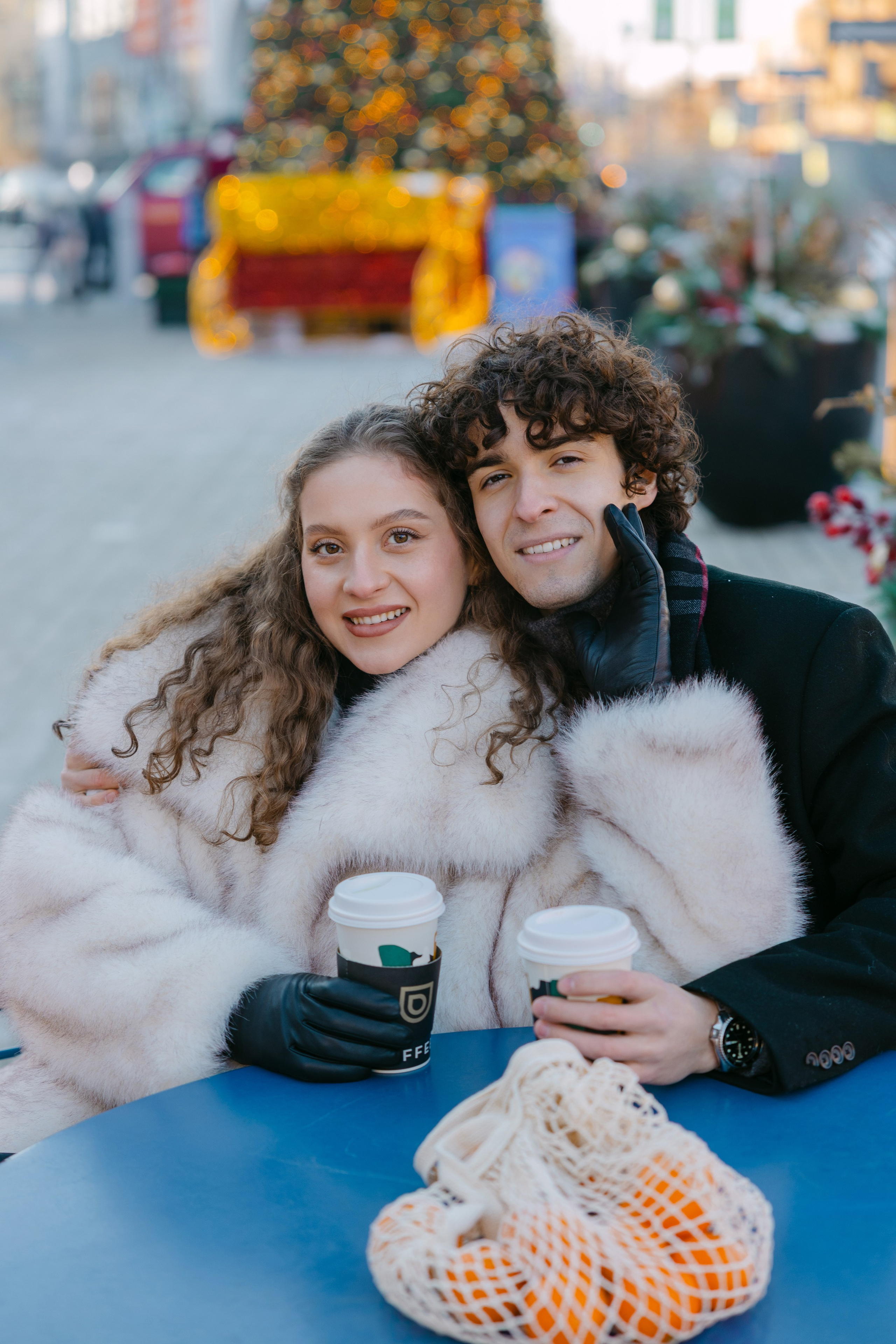 Christmas magic together. Home