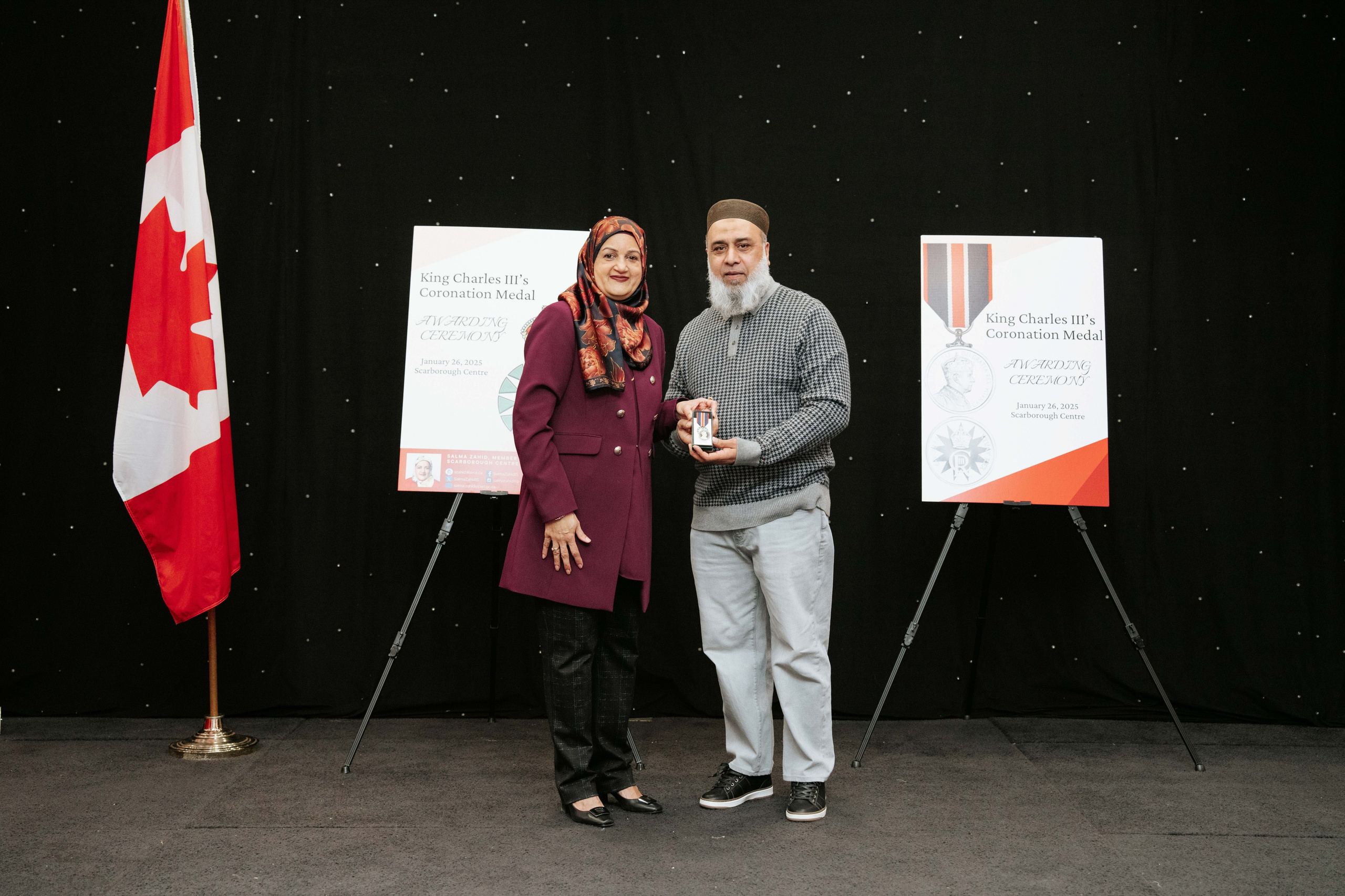 King Charles Coronation Medal Awarding Ceremony. MISAJA MEDIA