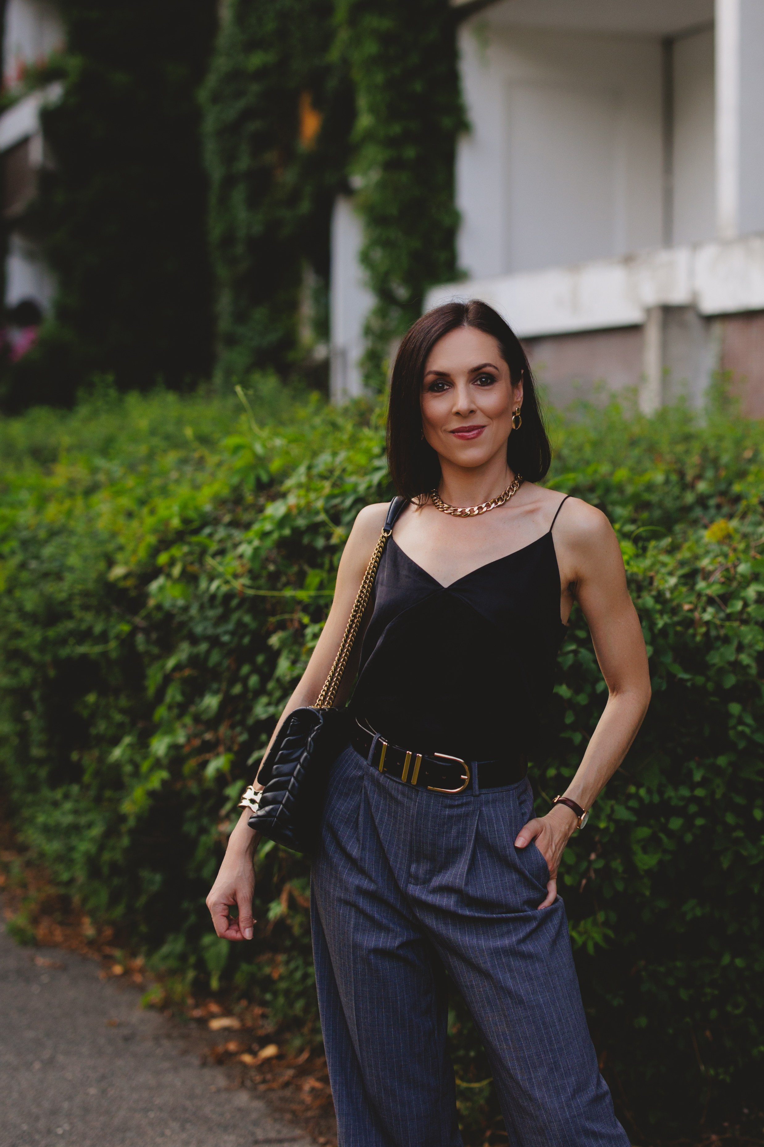 Elegant Street Portrait In Leipzig. Woman in business Suit. Kristina Kozheltsova- Soulful Portrait&Lifestyle&Love Story Photographer in Leipzig, Germany