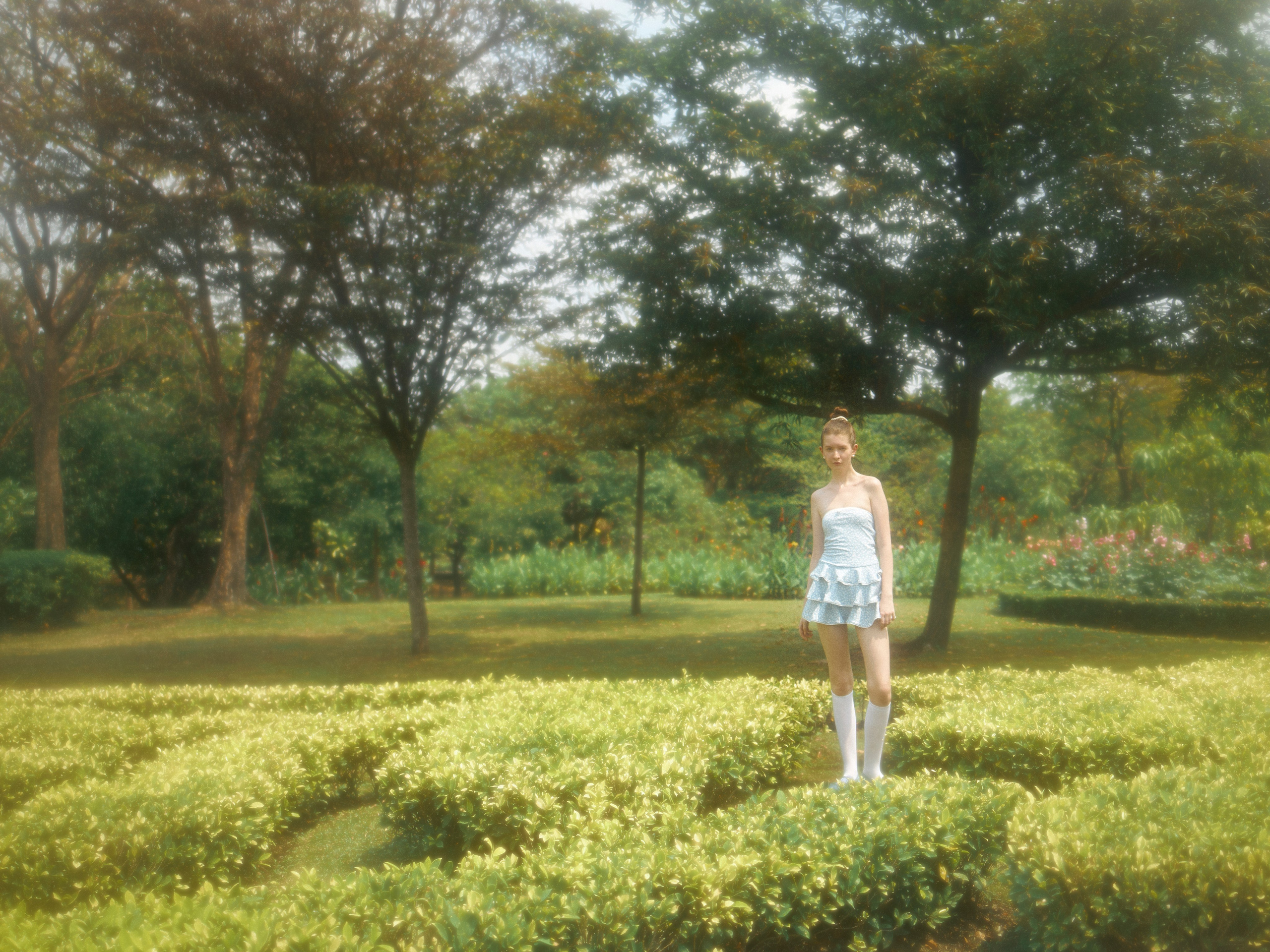 Test shoot in Chatuchak. Stylist