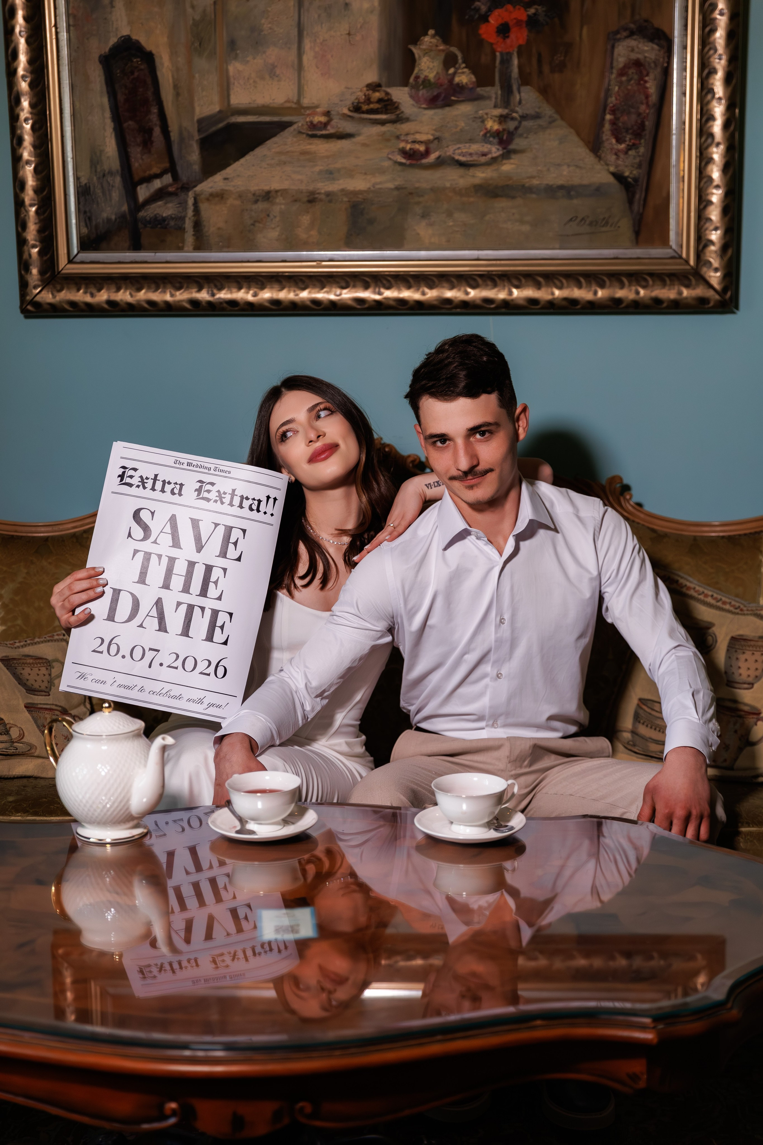 Delia & Gabriel - Save The Date București - Ceainăria Infinitea. Fotograf Profesionist Pitesti-Bucuresti| Mircea Seinea