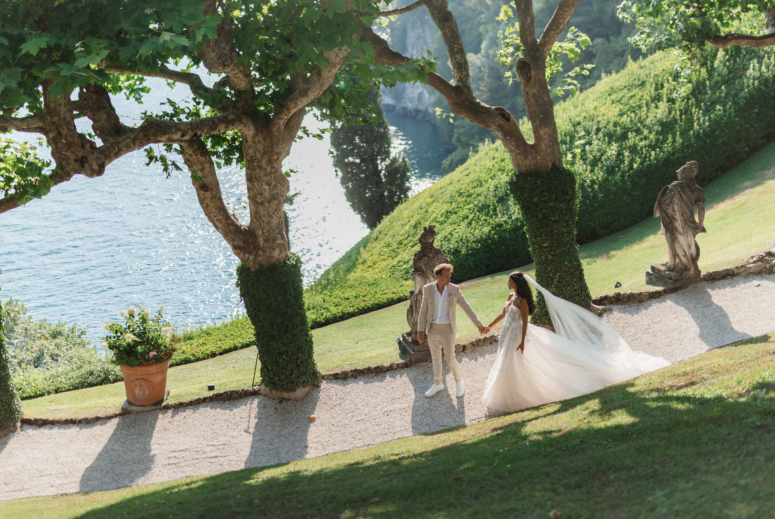 Naila & Oliver’s Wedding at Villa Balbianello, Lake Como. YES I DO PRODUCTION — Wedding photography&videography