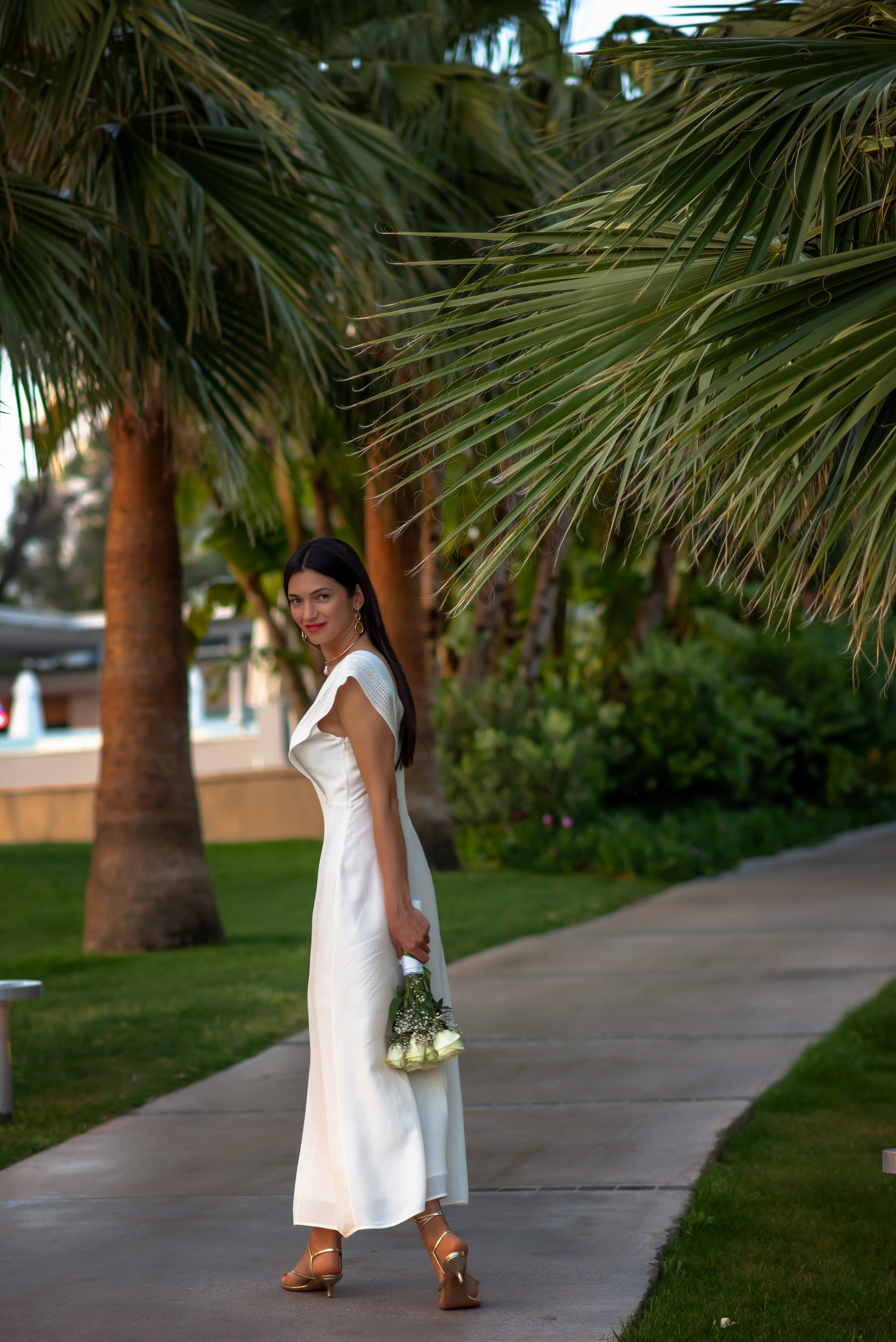 Съёмки девушки в красивых локациях Турции