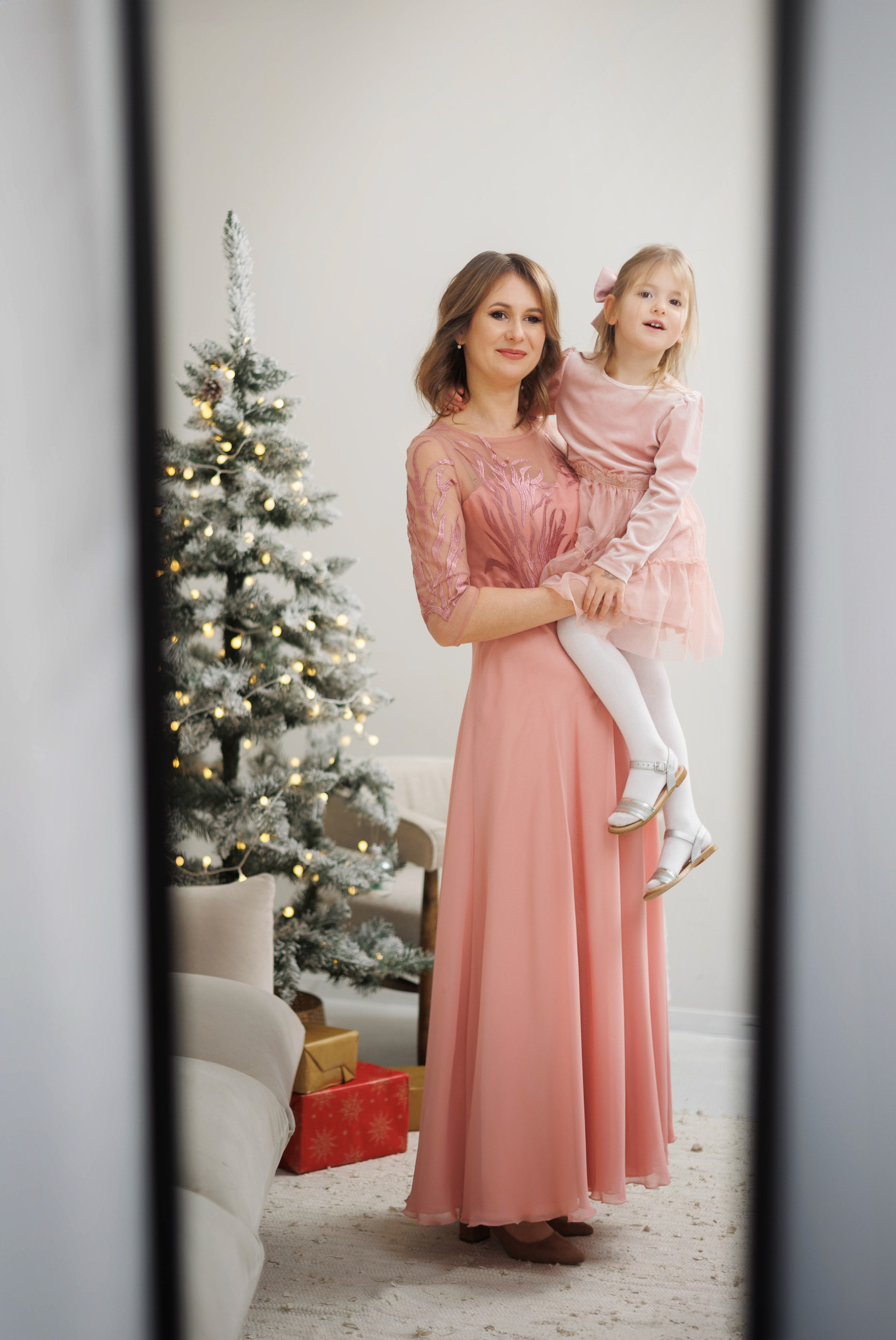 Новогодняя съёмка в студии. Семейный и детский фотограф в Вильнюсе Светлана Наумова