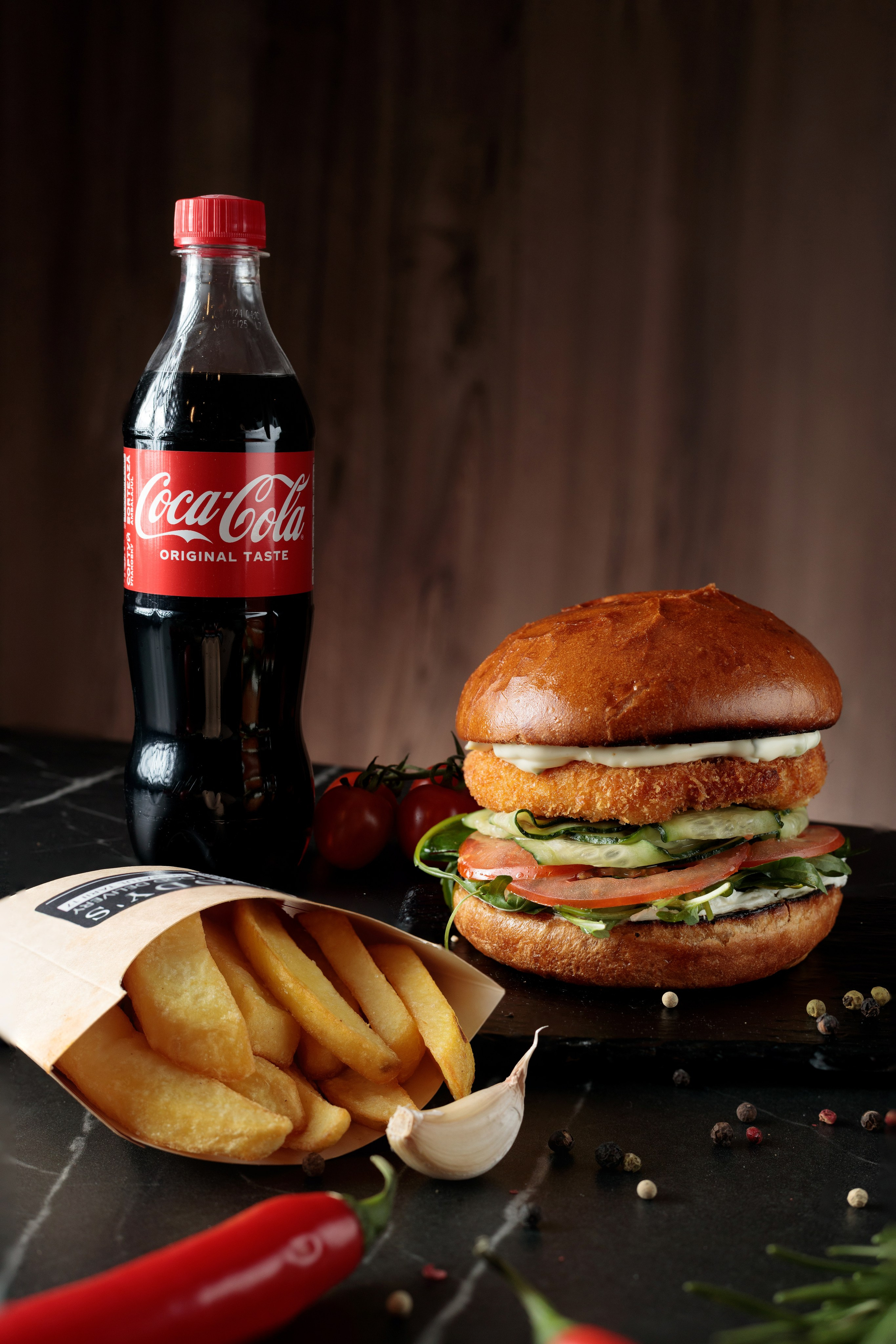 Burger menu. Captured by Hallovud