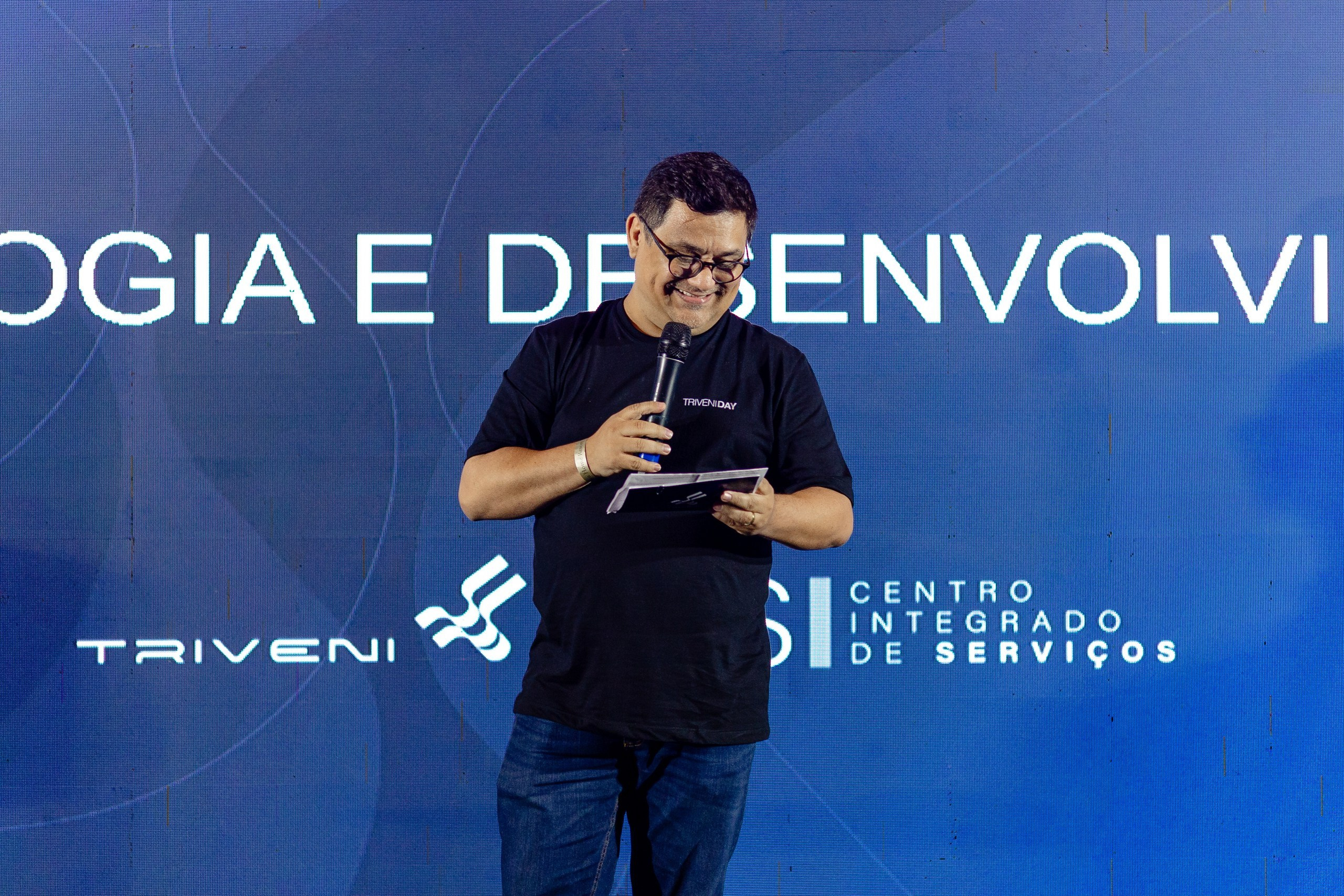 Evento corporativo Triveni Day com César Cielo em Itajaí