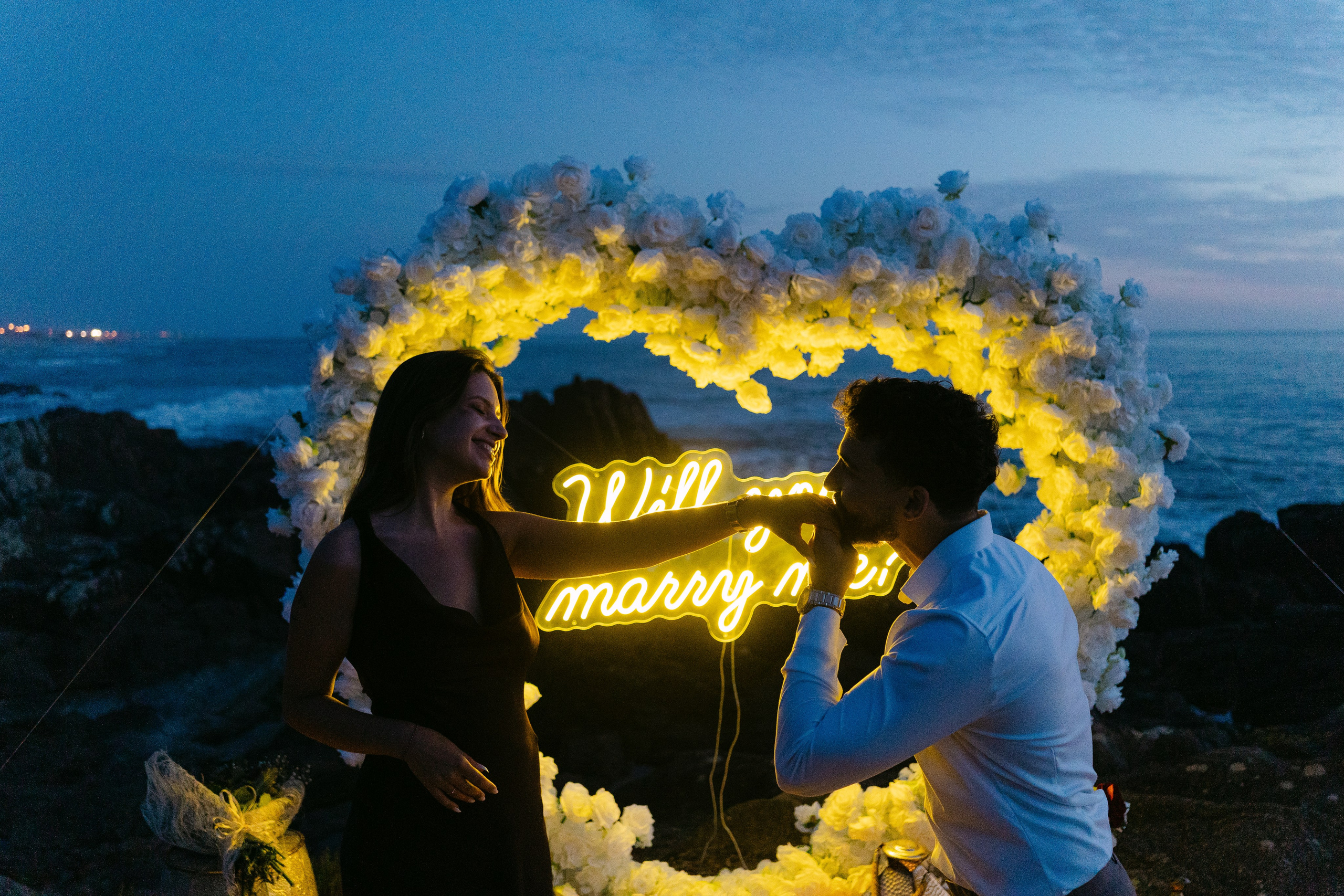 Wedding Proposal at the Beach. Davi Valente