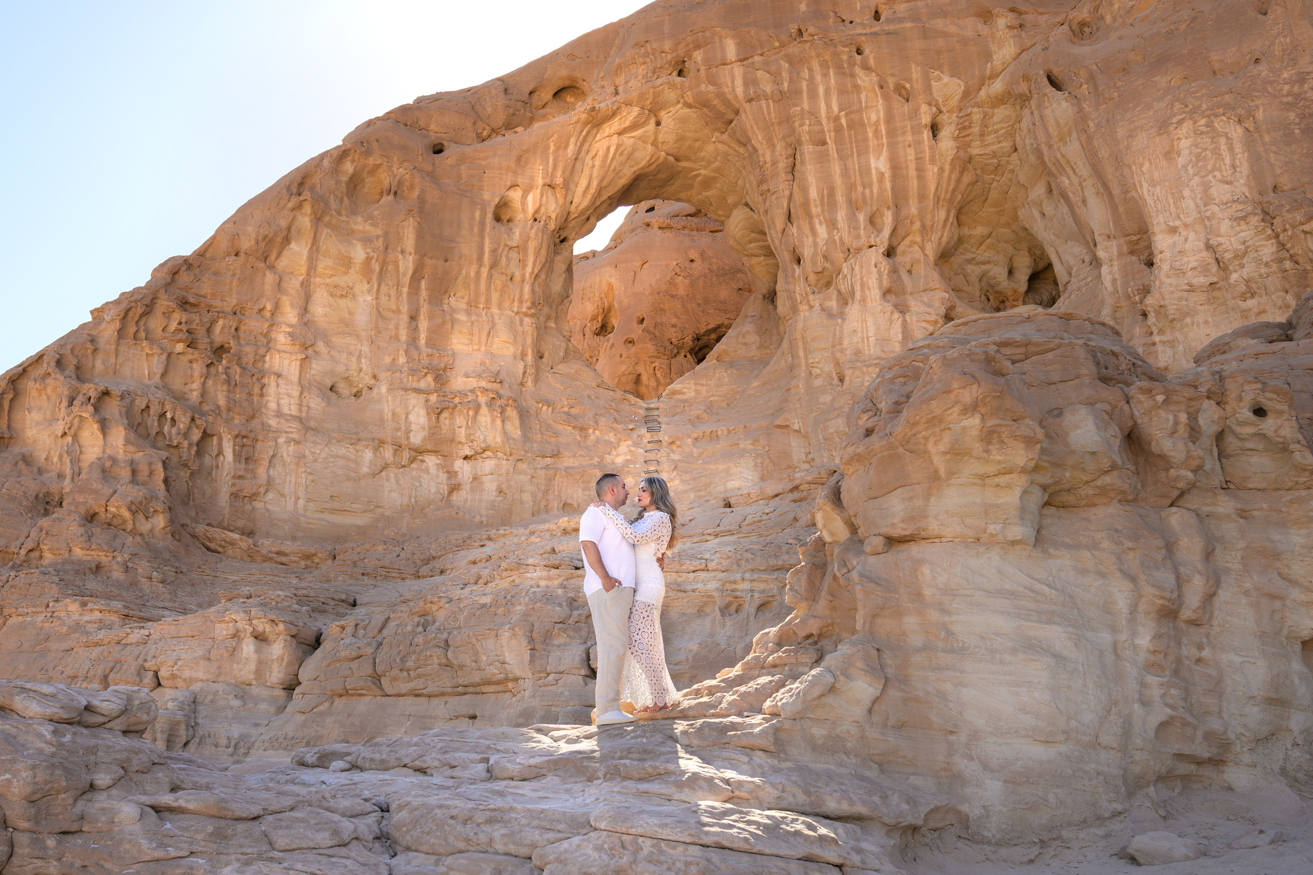 Lev & Bella_"She said YES” in a Timna park. Family children pregnancy love stories photographer in Eilat Israel Olga Amchislavsky
