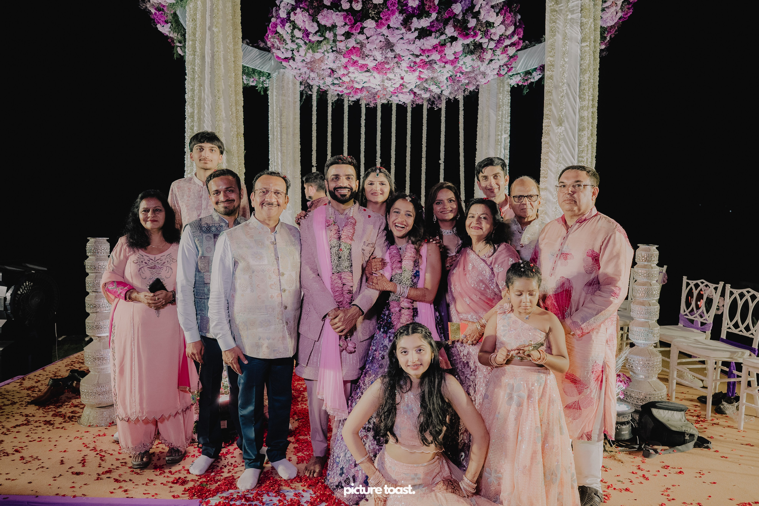 Varamala Ft. Barbie & Aneesh. Fine art Wedding Photographers in India & Canada