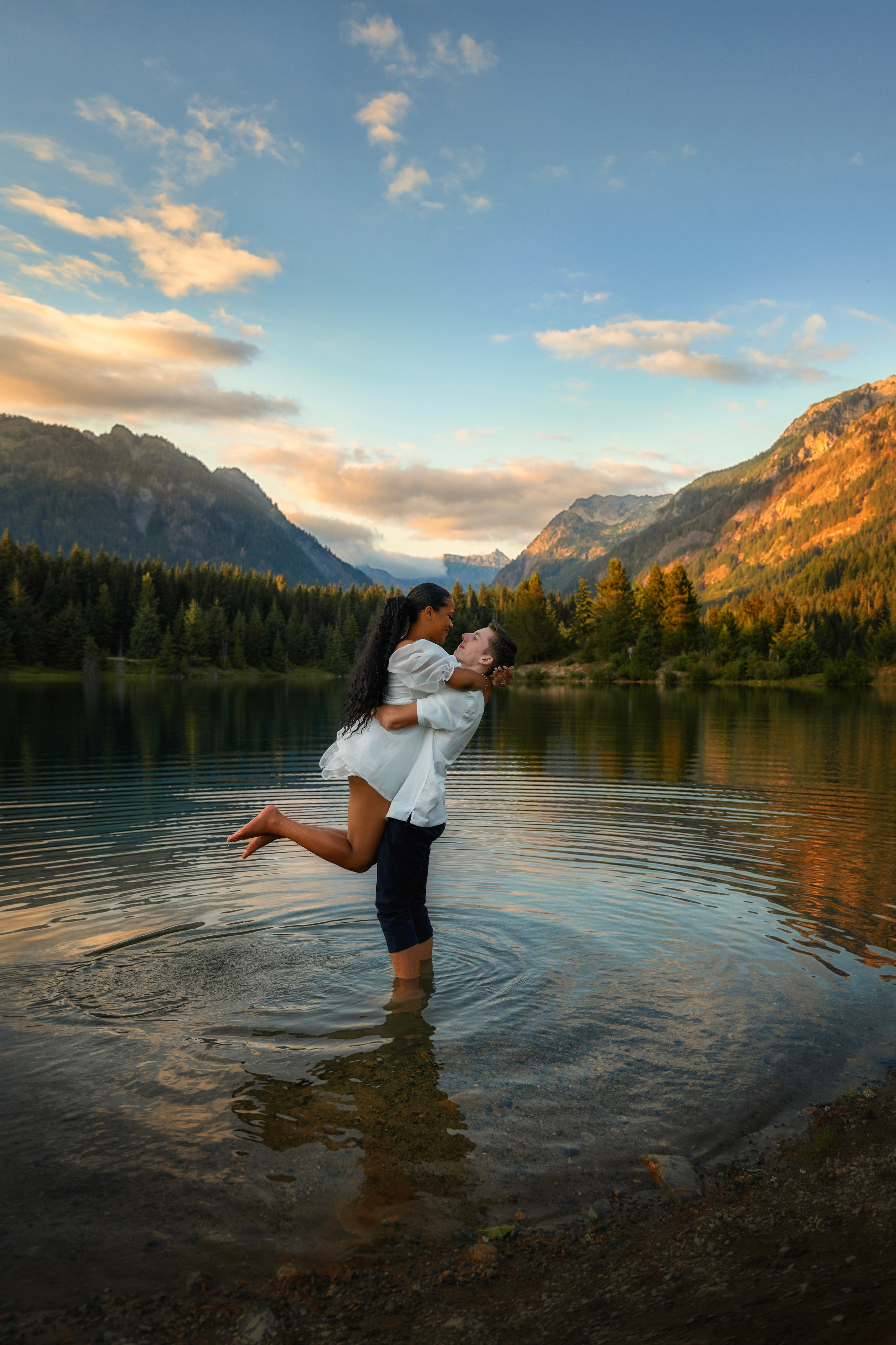 Christina and Natan. Wedding & family photography in Seattle area. Helen Michelle photographer