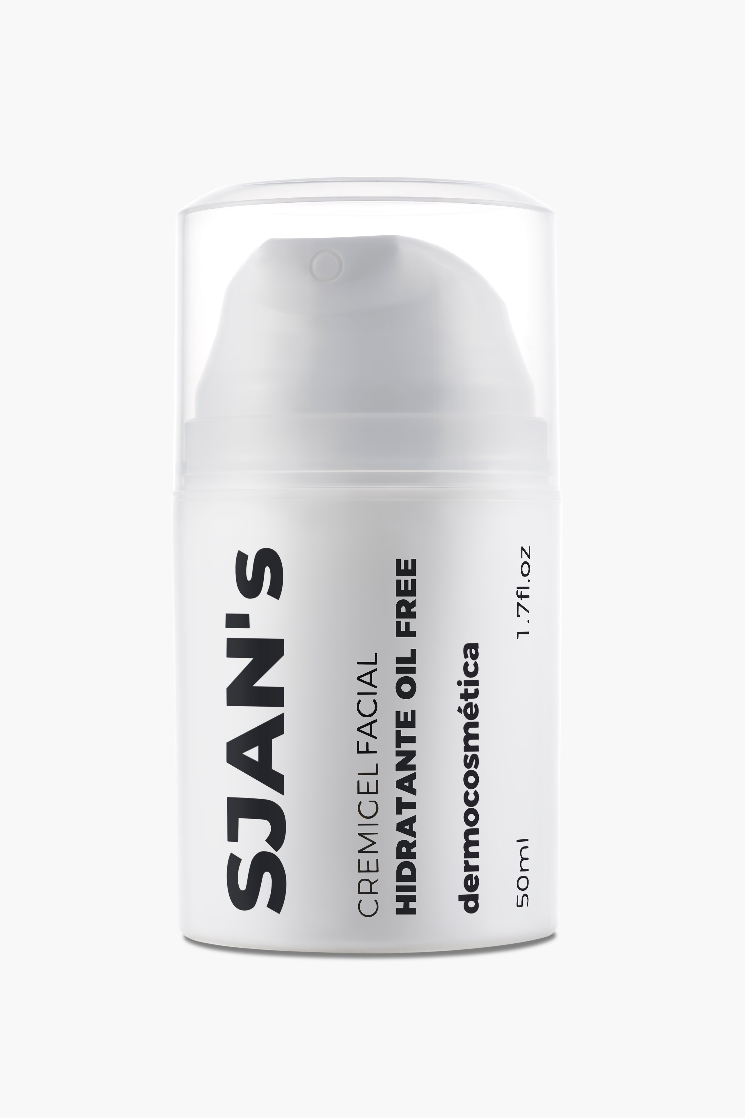 SJAN'S AIO facial cleanser, catalogue listing on a light background