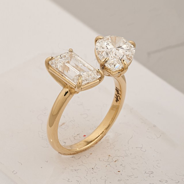 Jewellery photography for engagement rings and diamond earrings