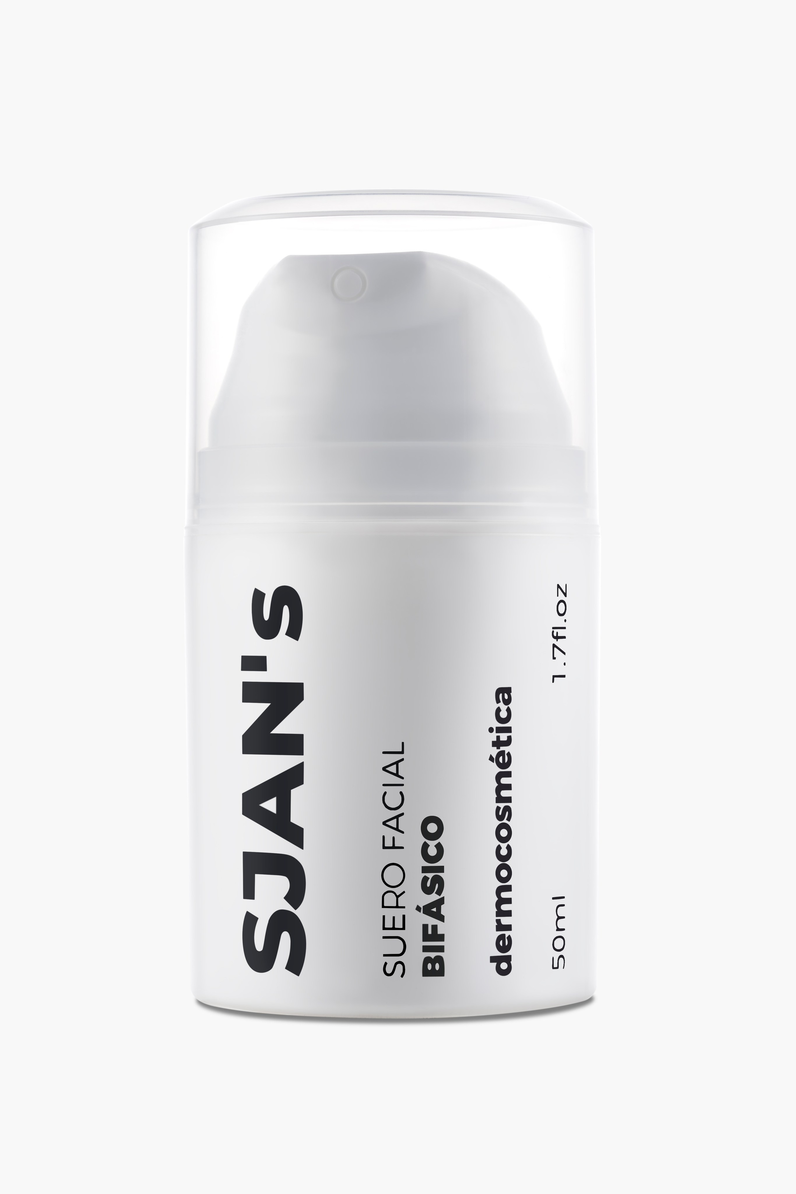 SJAN'S AIO facial cleanser, catalogue listing on a light background