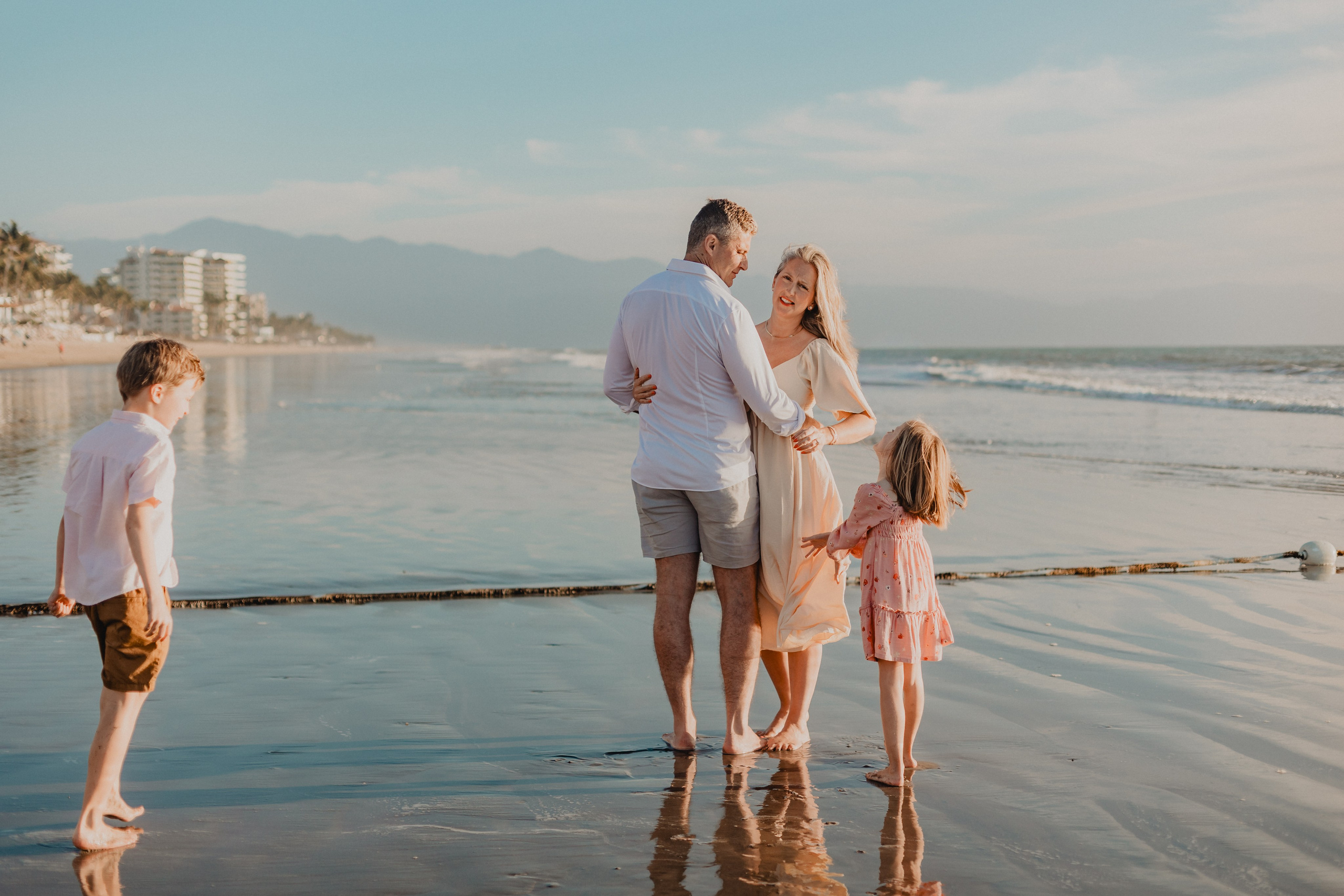 Laughter, Sand, and Sea: A Family Session in Nuevo Vallarta
