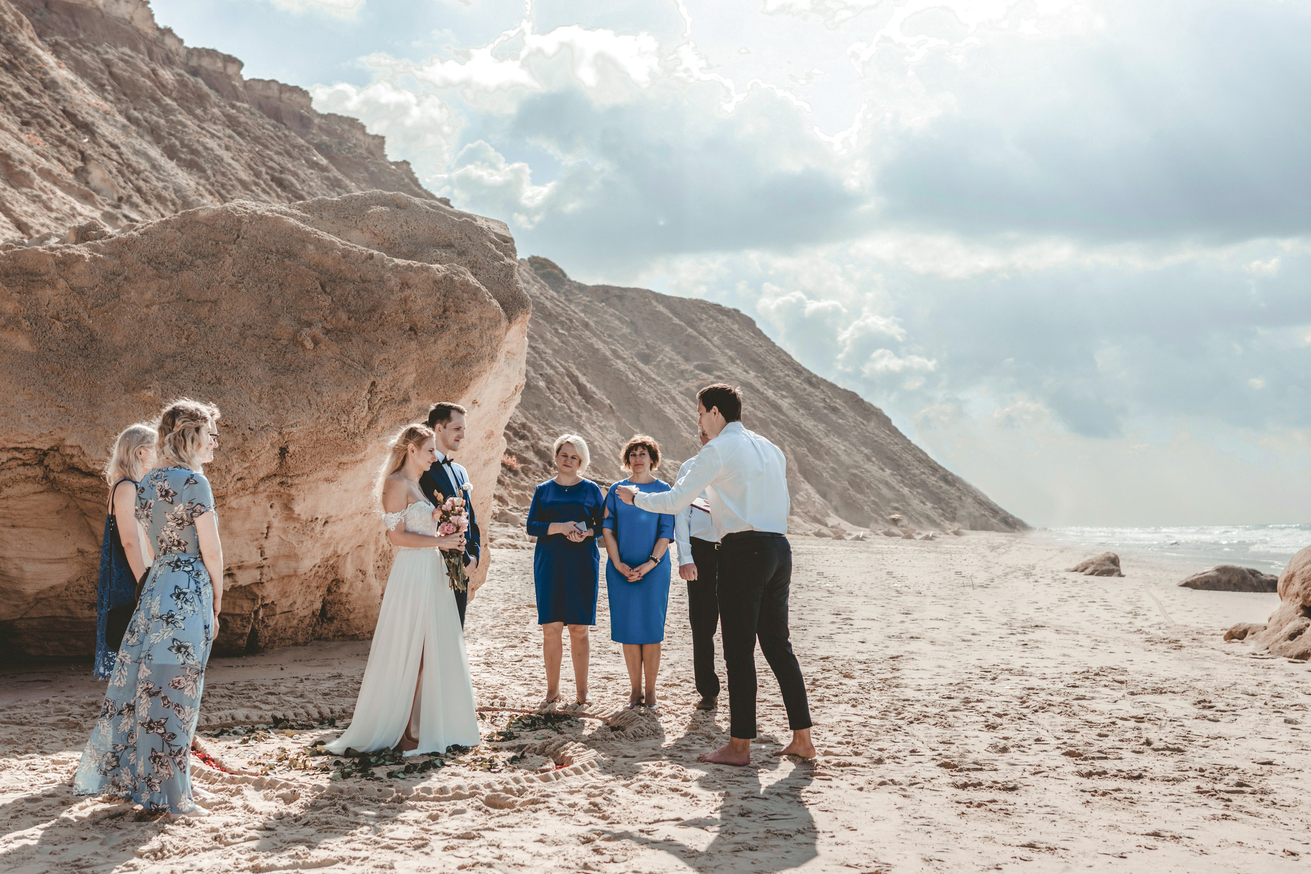 Церемония на пляже, Нерихус и Эгле. Фотограф в Португалии Полина Готовая