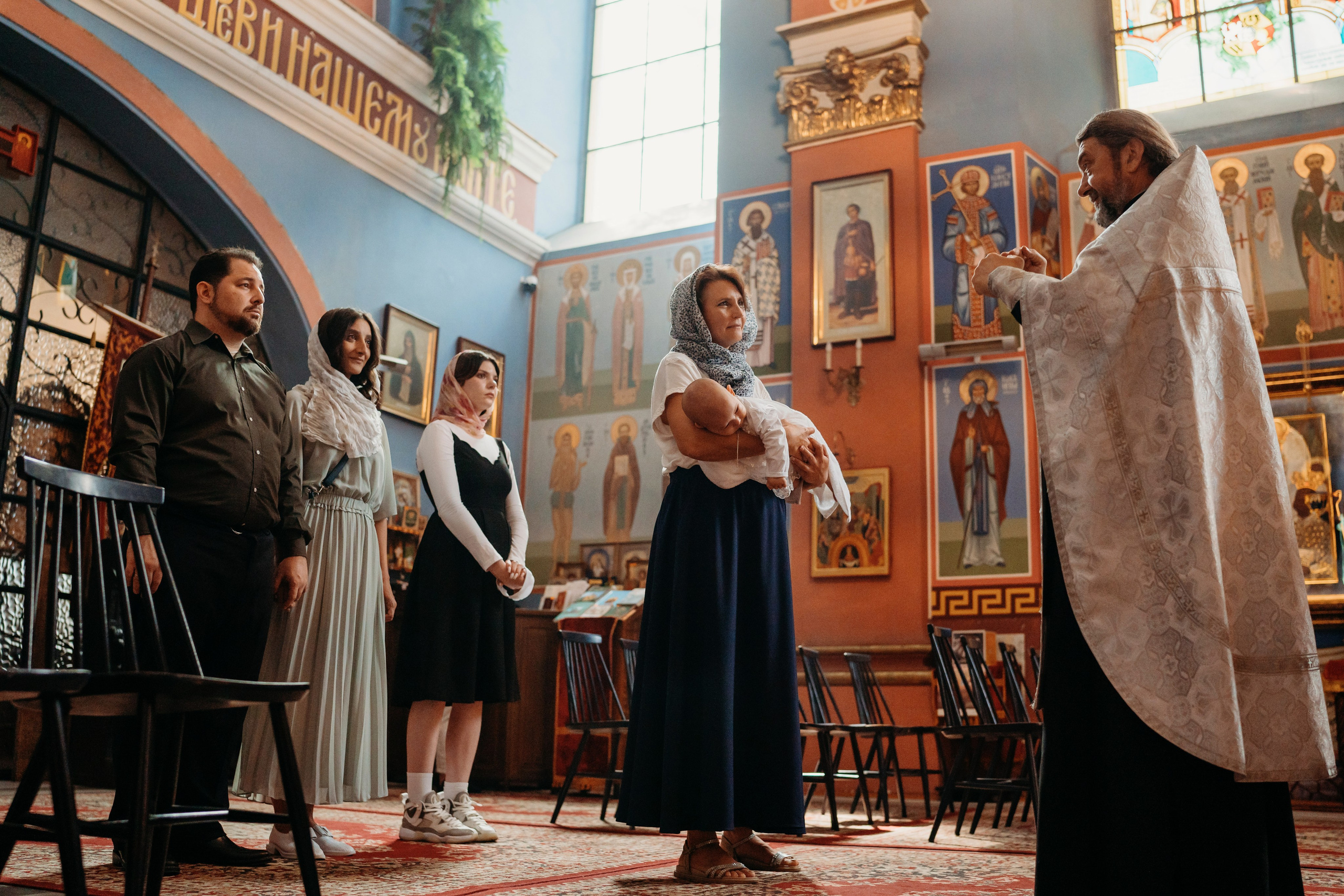 Таинство Крещения. Фотограф новорожденных и детей первого года Евгения Михалькевич