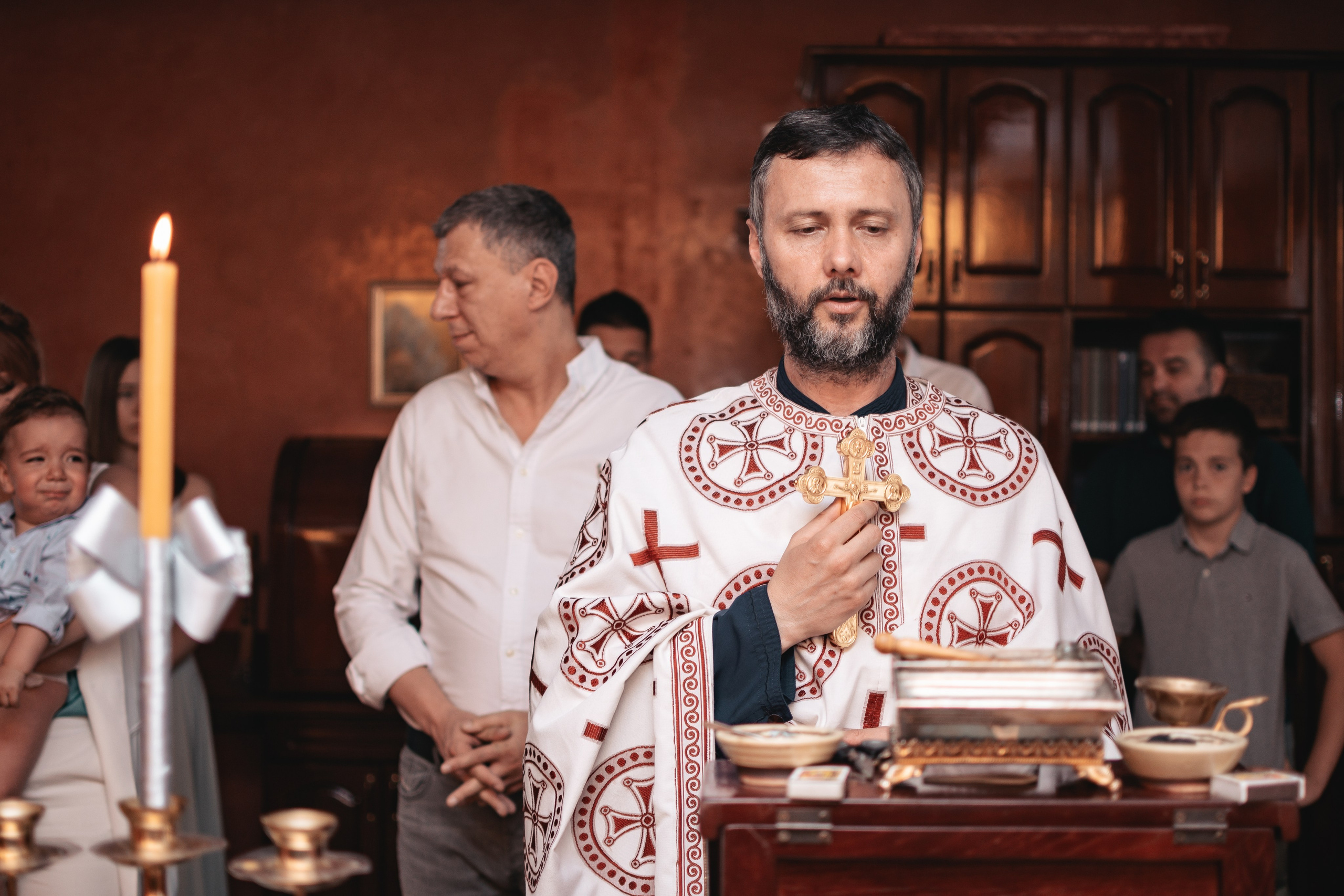 Lazar, krštenje i rođendan. BambinaaPhotography